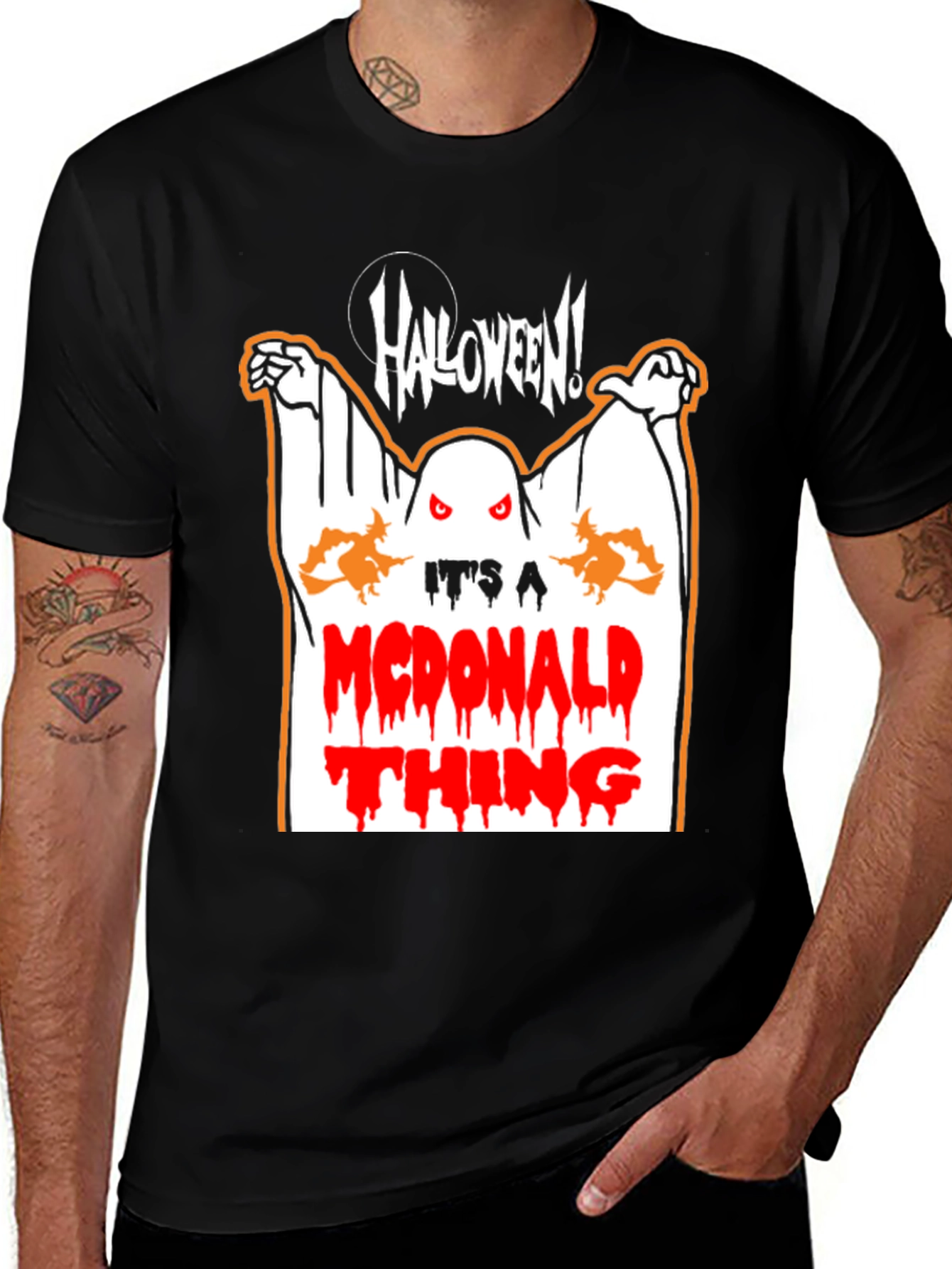 Halloween McDonalds Ghost T-Shirt