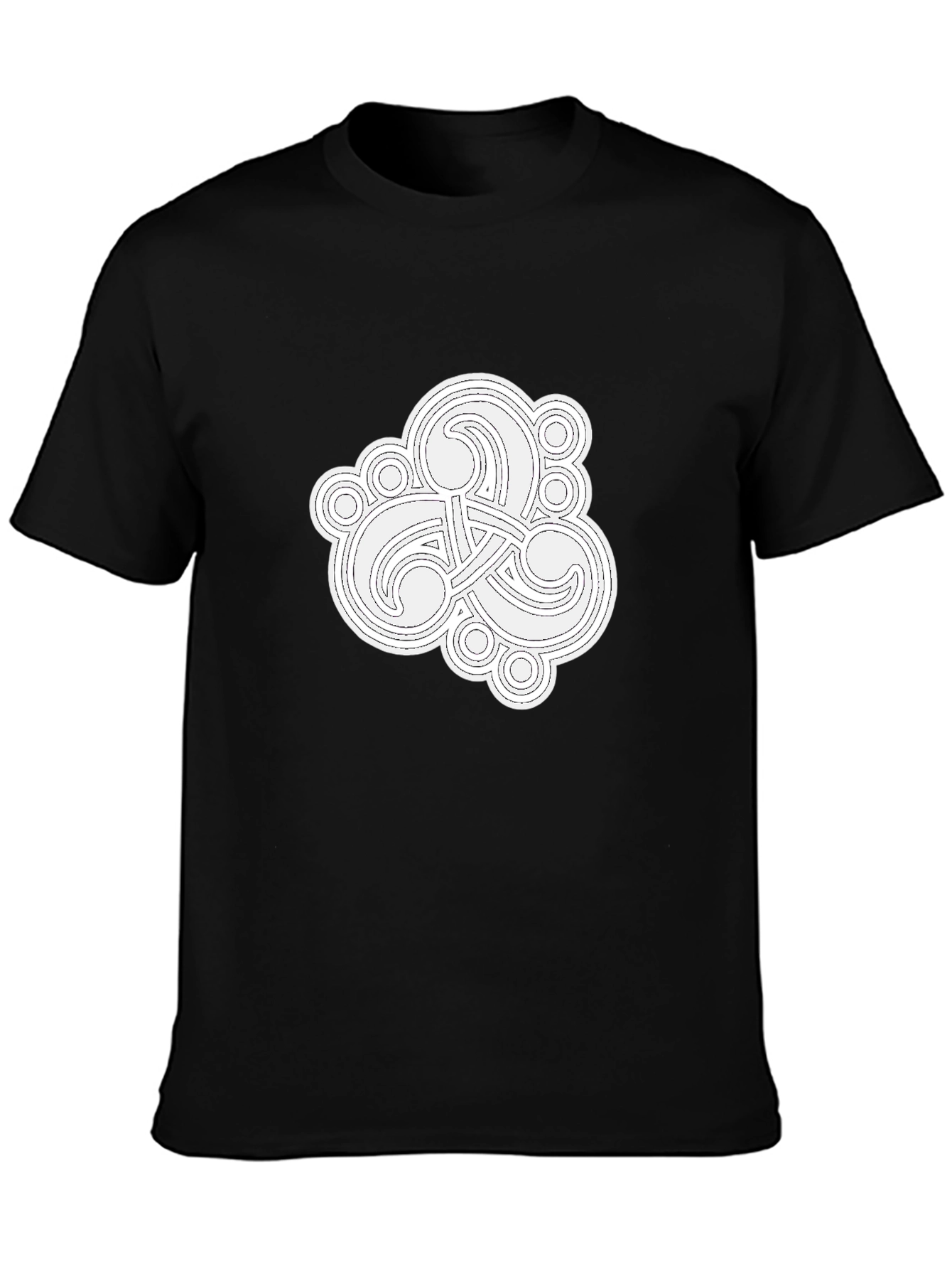 Celtic Knot Graphic Black T-Shirt