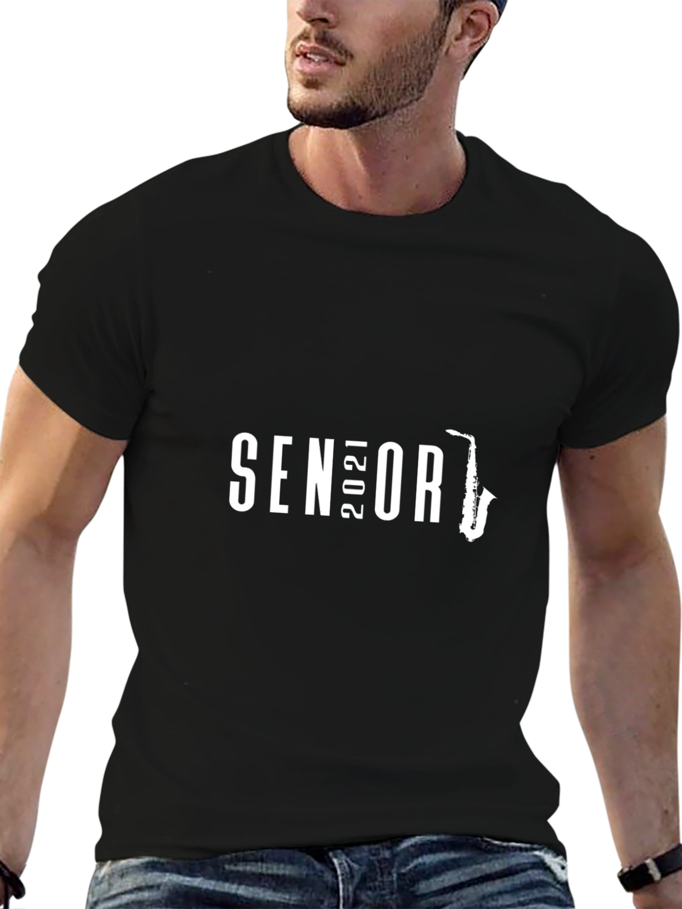 Senior 2021 Saxophone T-Shirt
