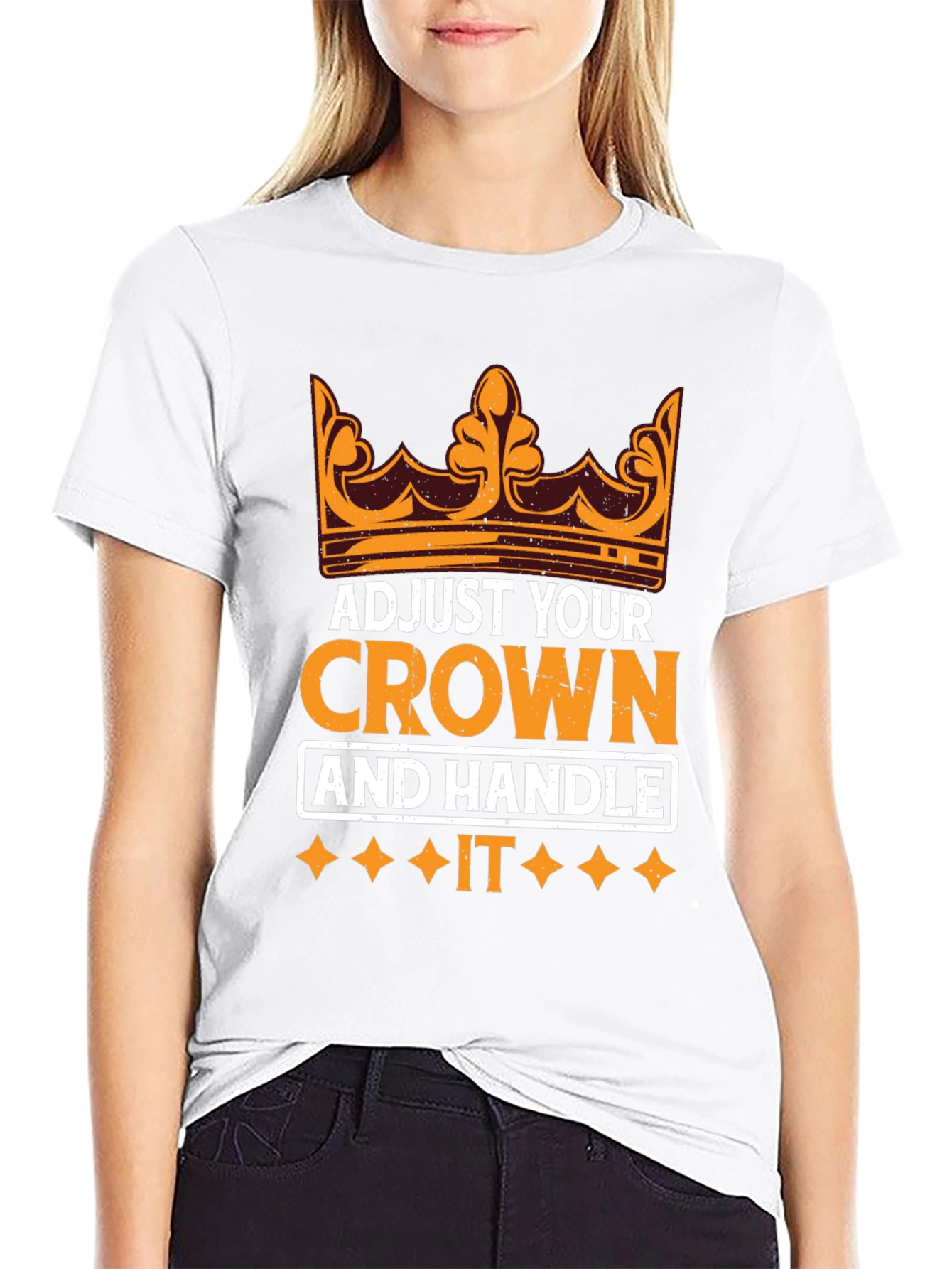 Adjust Your Crown Motivational T-Shirt