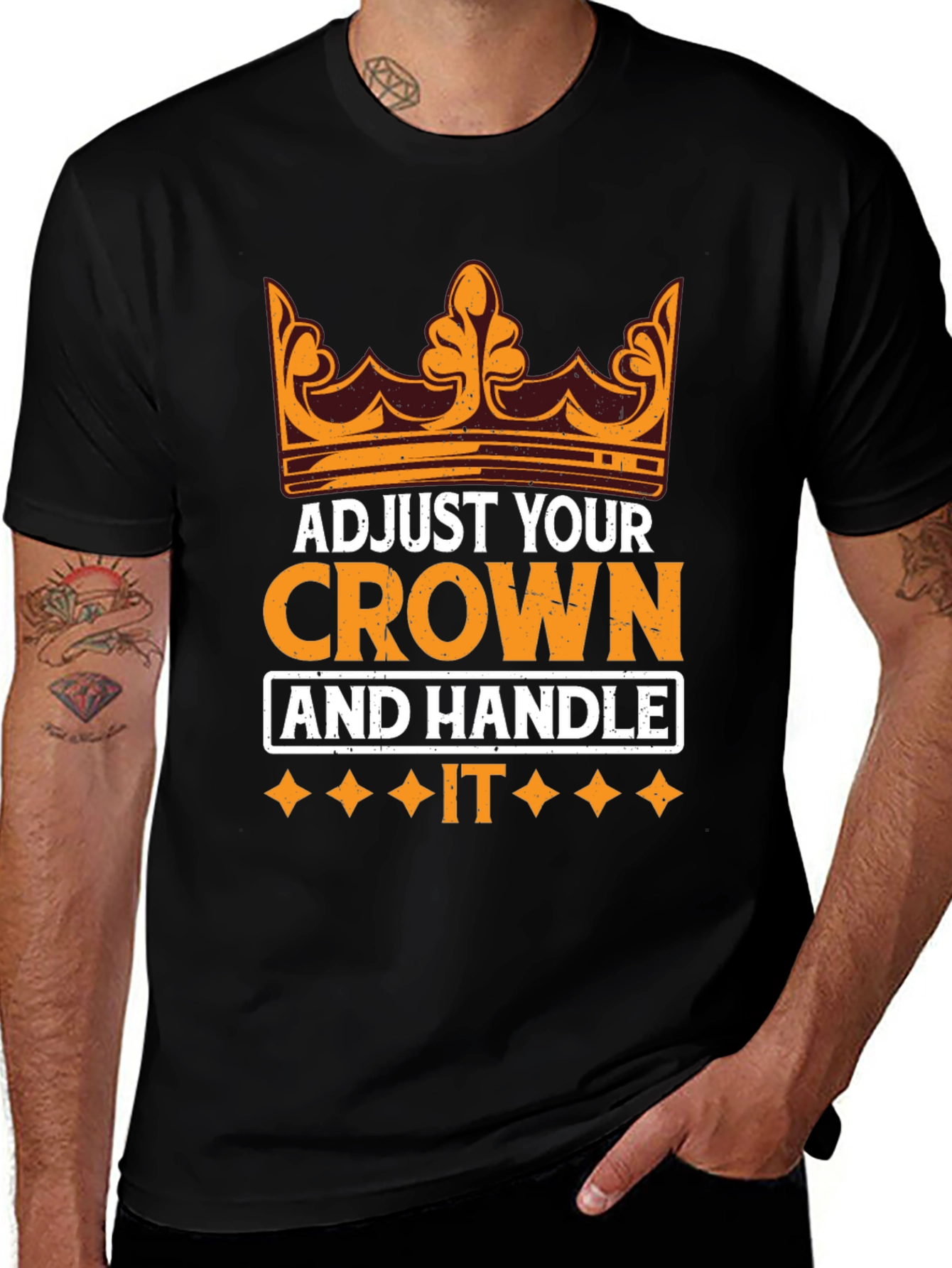 Adjust Your Crown Motivational T-Shirt