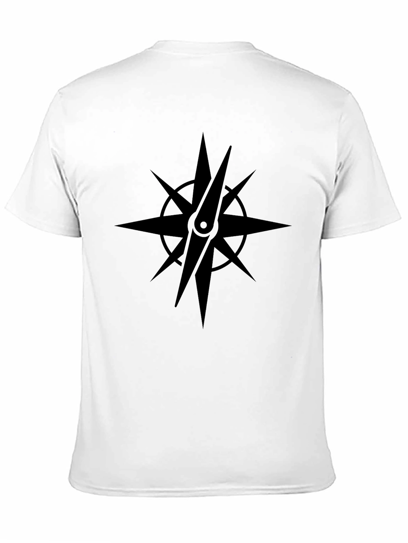 Black Compass Star Graphic T-Shirt