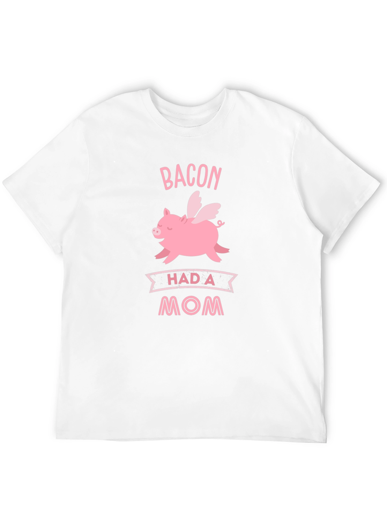 Bacon Had A Mom Graphic T-Shirt