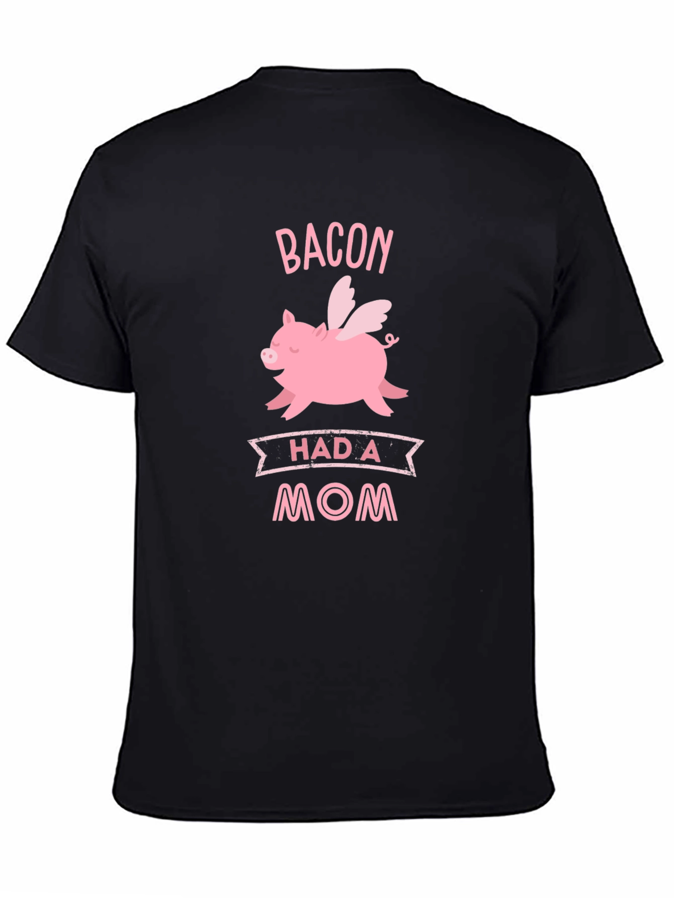 Bacon Had A Mom Graphic T-Shirt