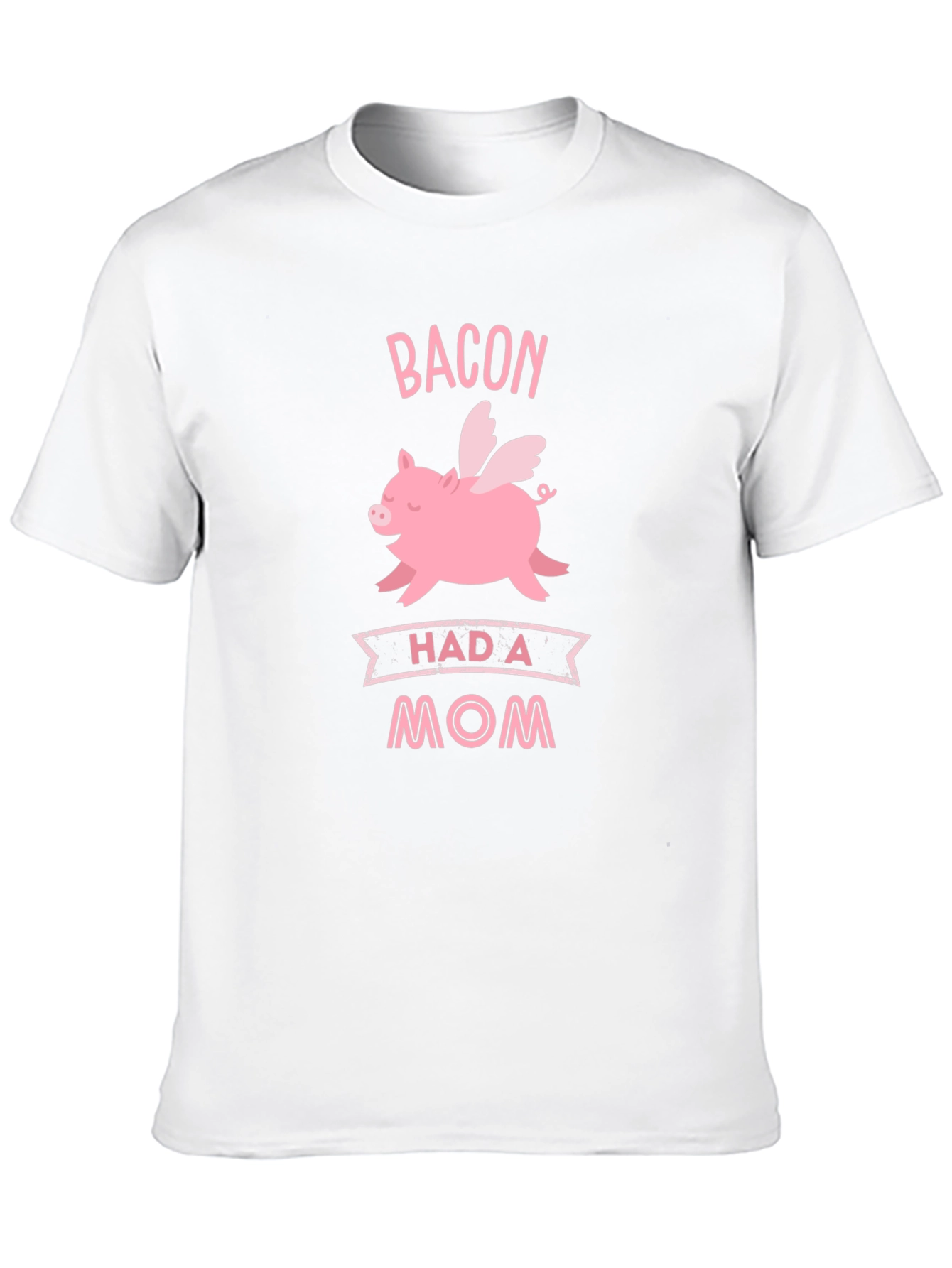 Bacon Had A Mom Graphic T-Shirt