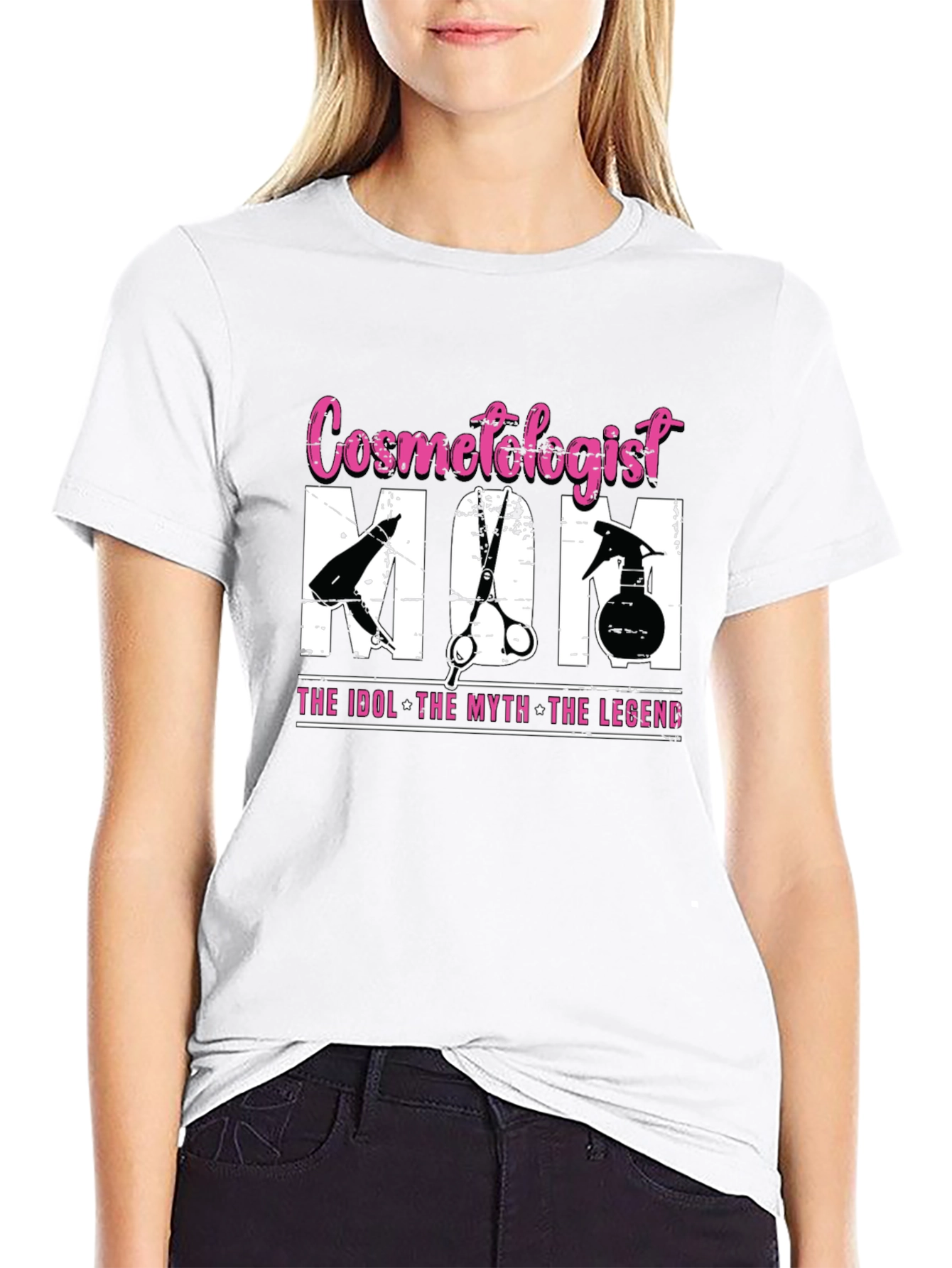 Cosmetologist Mom T-Shirt - The Idol Myth Legend