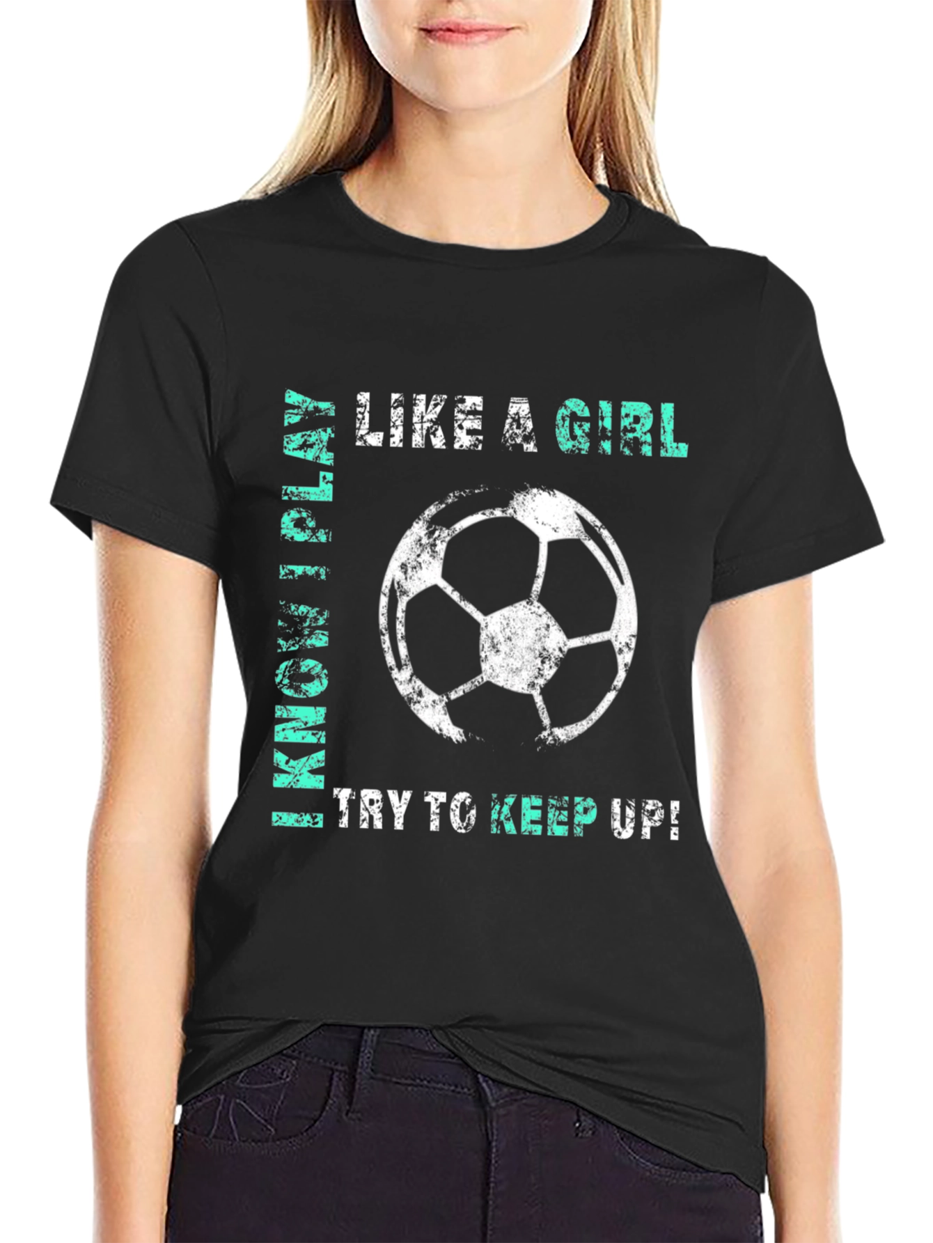 Like a Girl Soccer T-Shirt