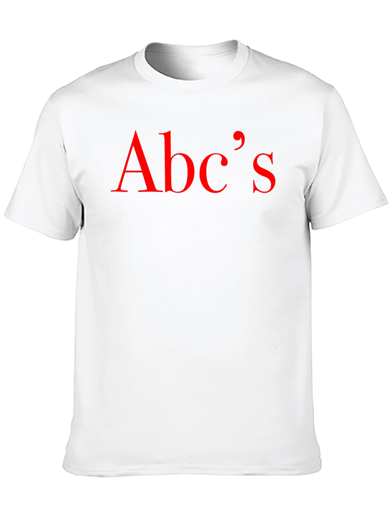 Abcs Black T-Shirt - Stylish & Casual