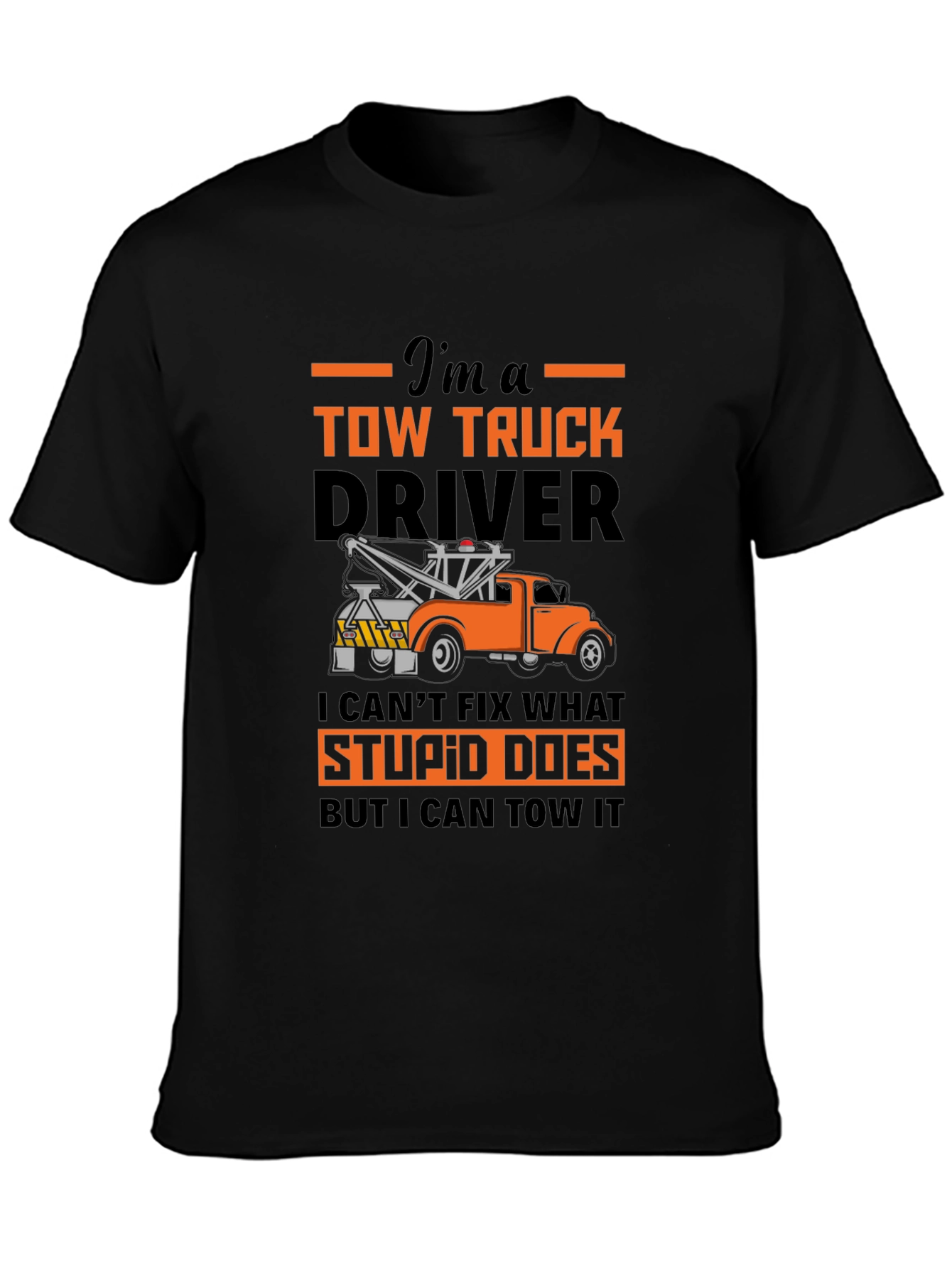 Tow Truck Driver Graphic T-Shirt