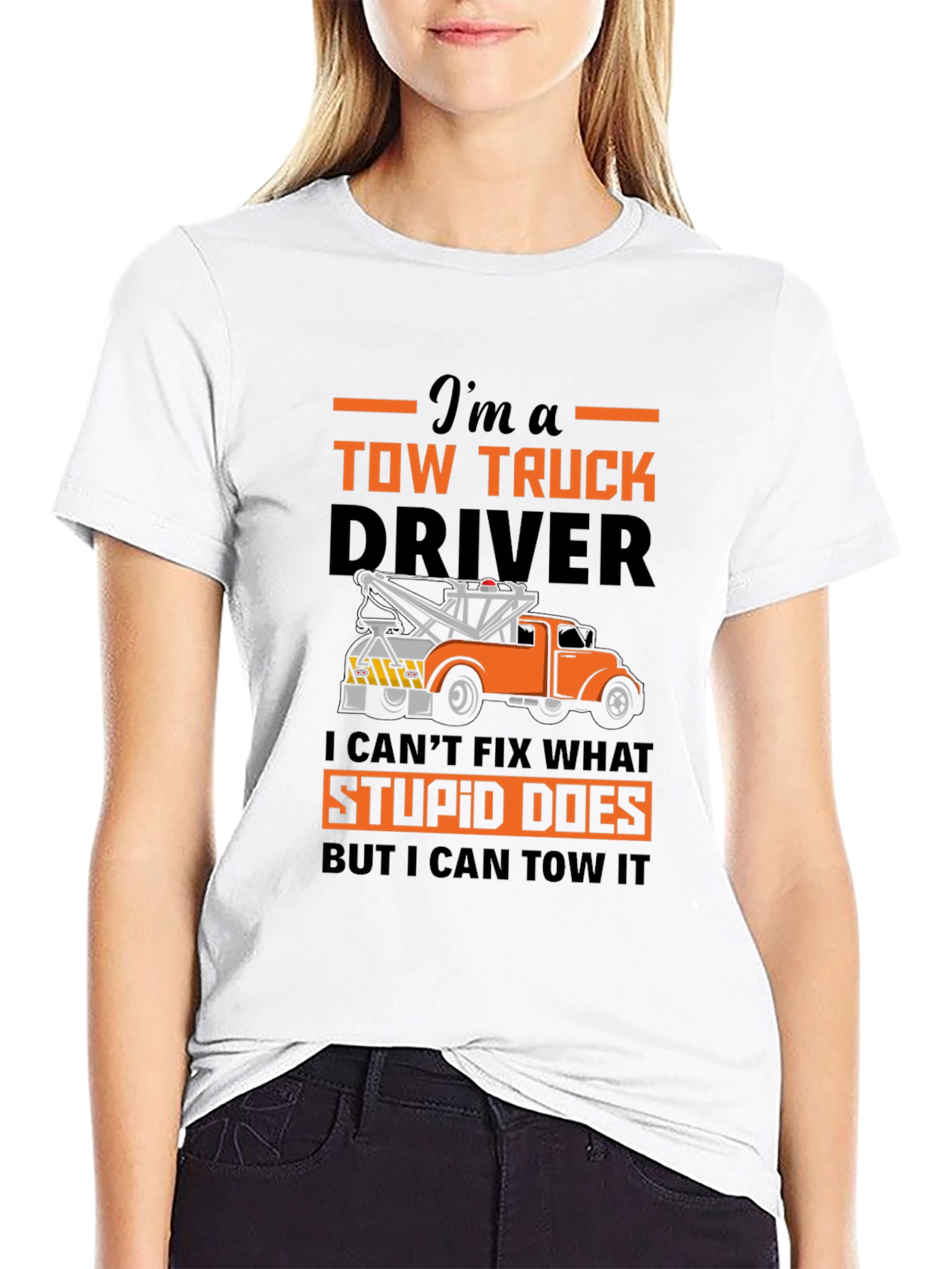 Tow Truck Driver Graphic T-Shirt