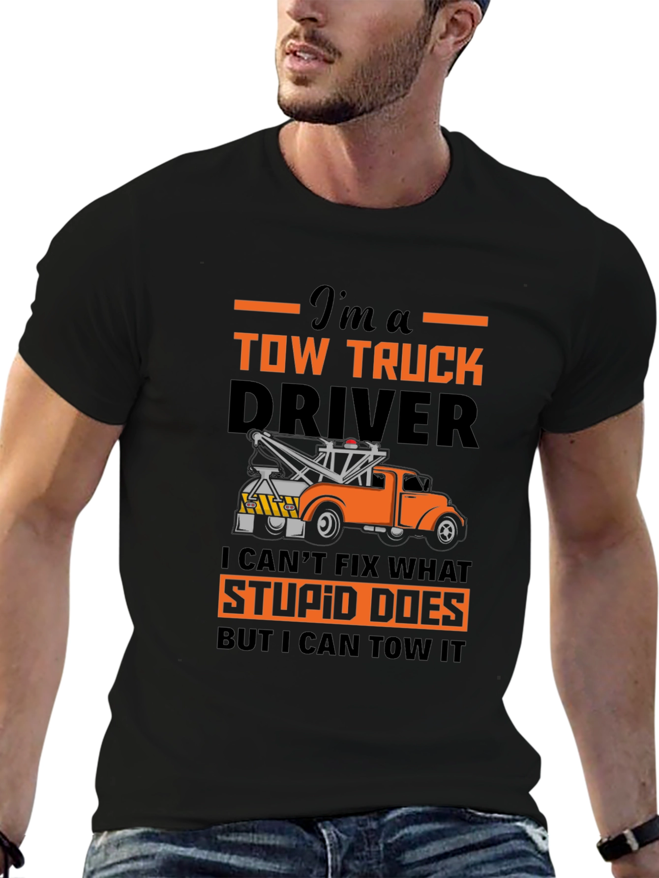 Tow Truck Driver Graphic T-Shirt