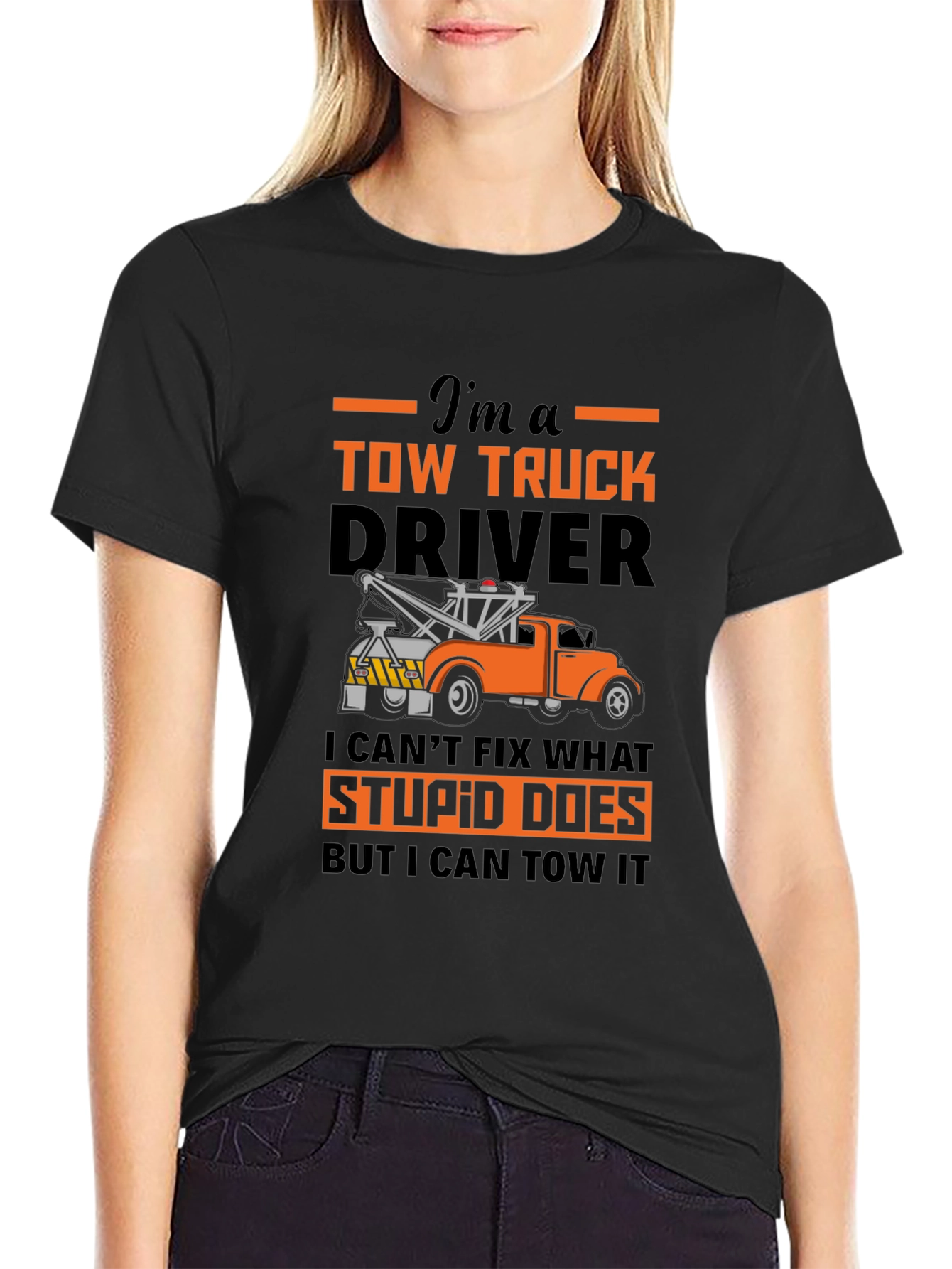 Tow Truck Driver Graphic T-Shirt