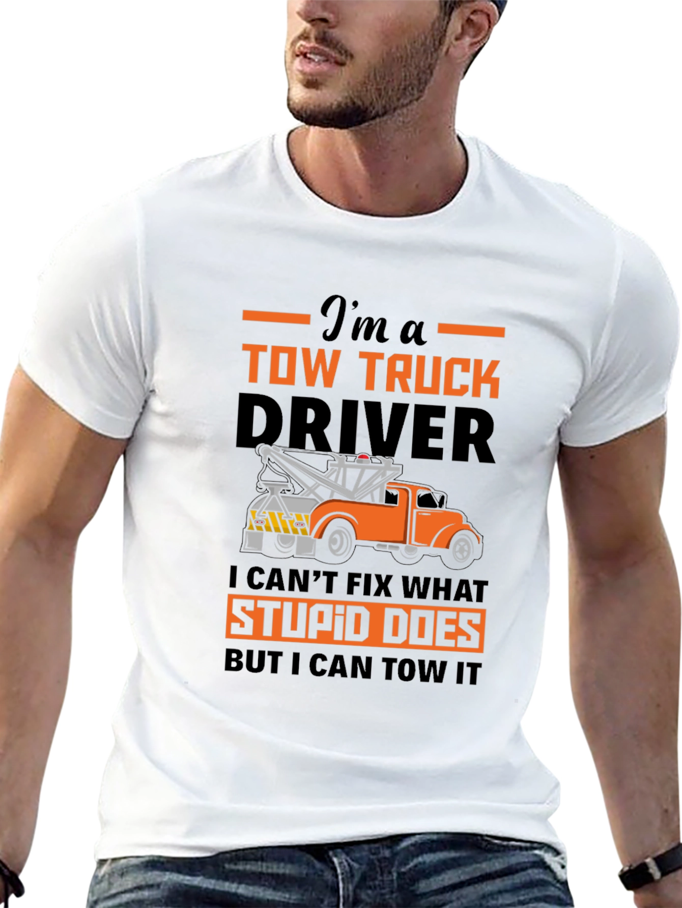 Tow Truck Driver Graphic T-Shirt