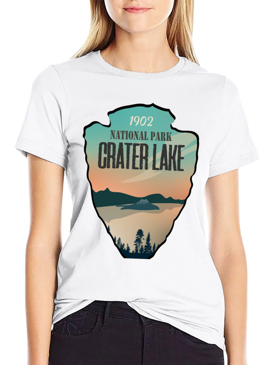 Crater Lake National Park T-Shirt - 1902 Arrowhead Design
