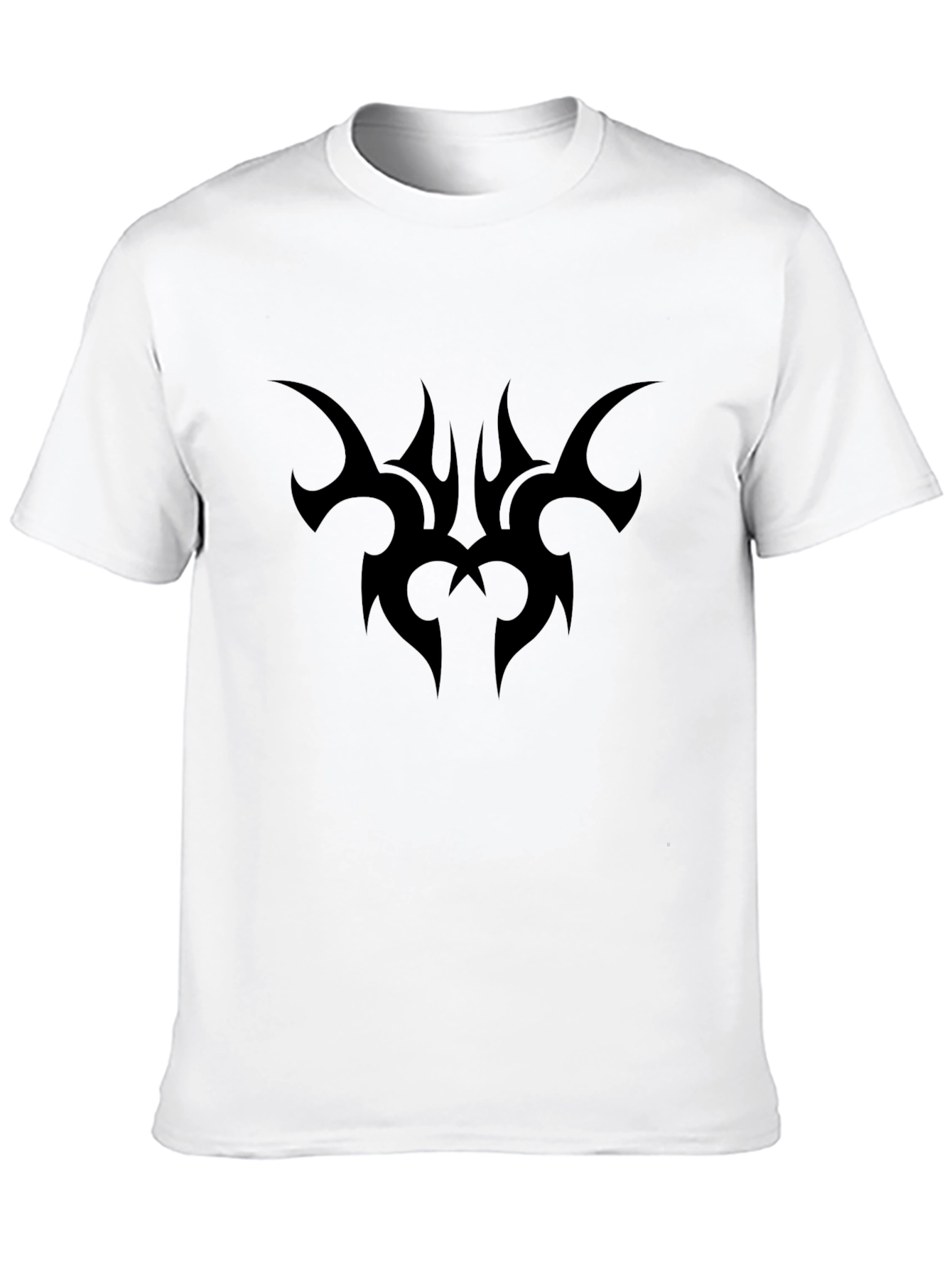 Black Tribal Tattoo Graphic T-Shirt for Men