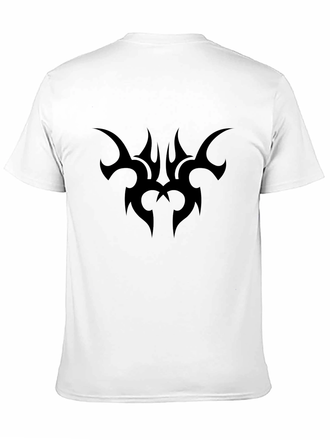 Black Tribal Tattoo Graphic T-Shirt for Men