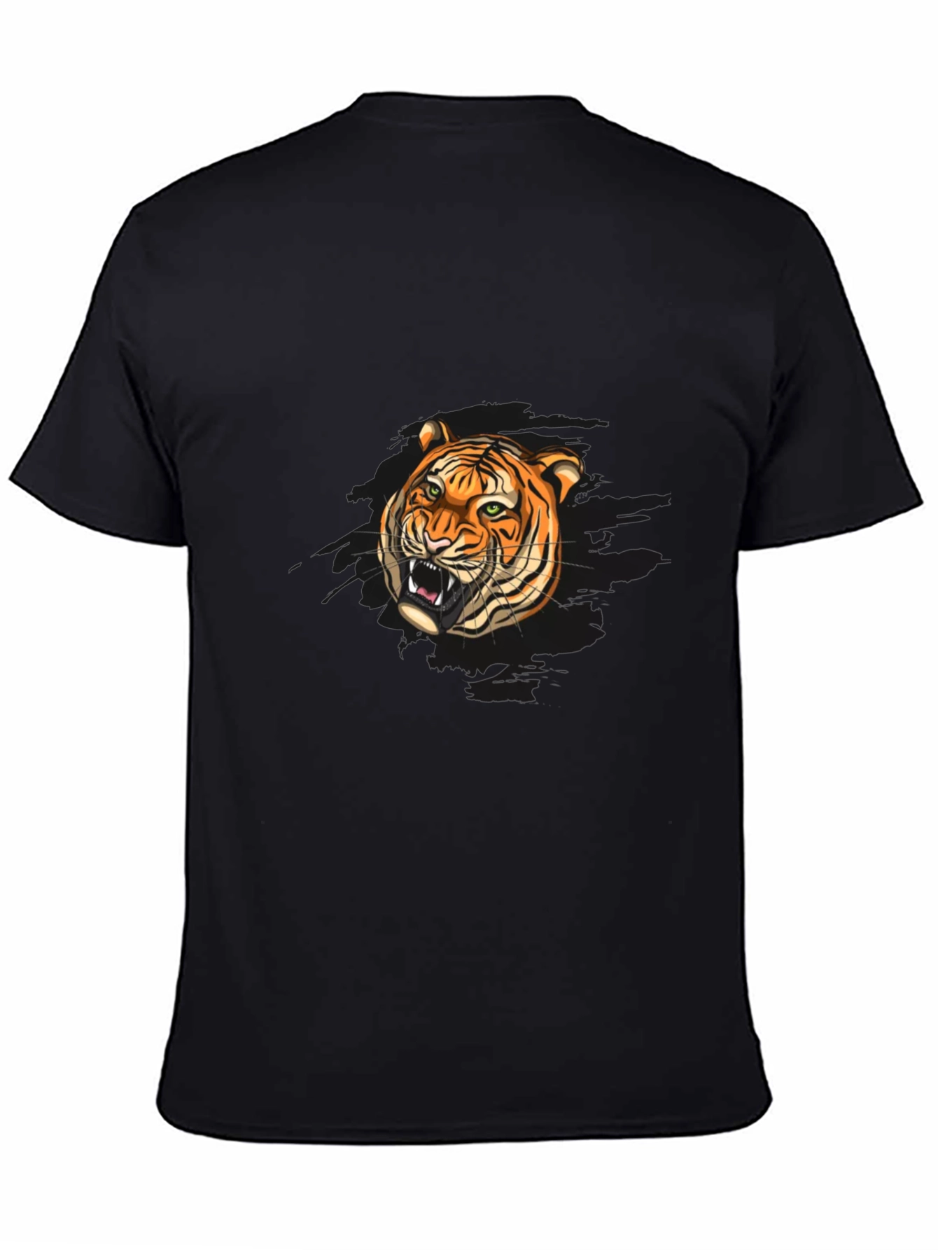 Tiger Graphic Black T-Shirt