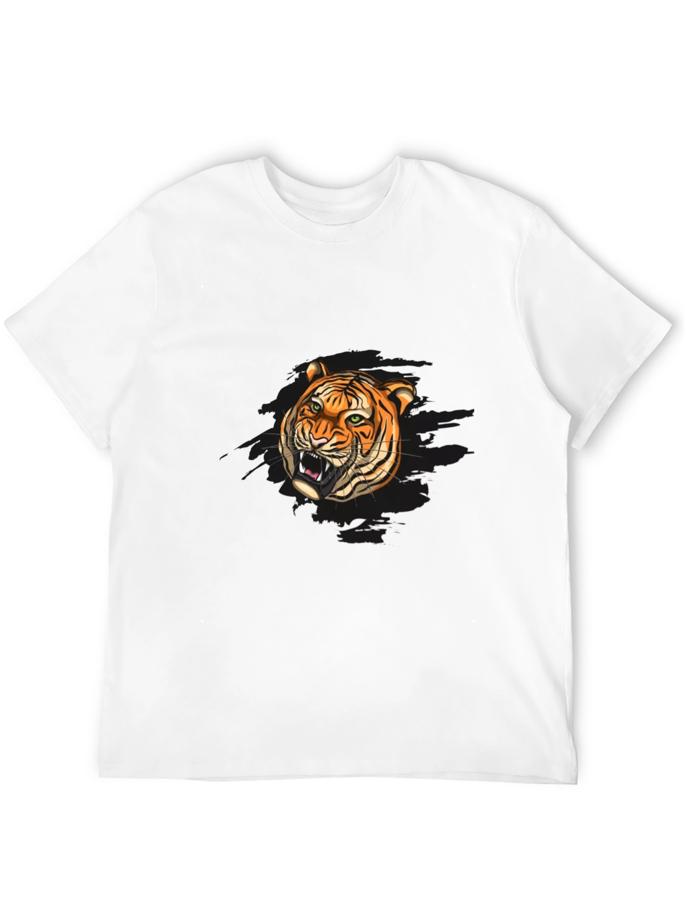 Tiger Graphic Black T-Shirt