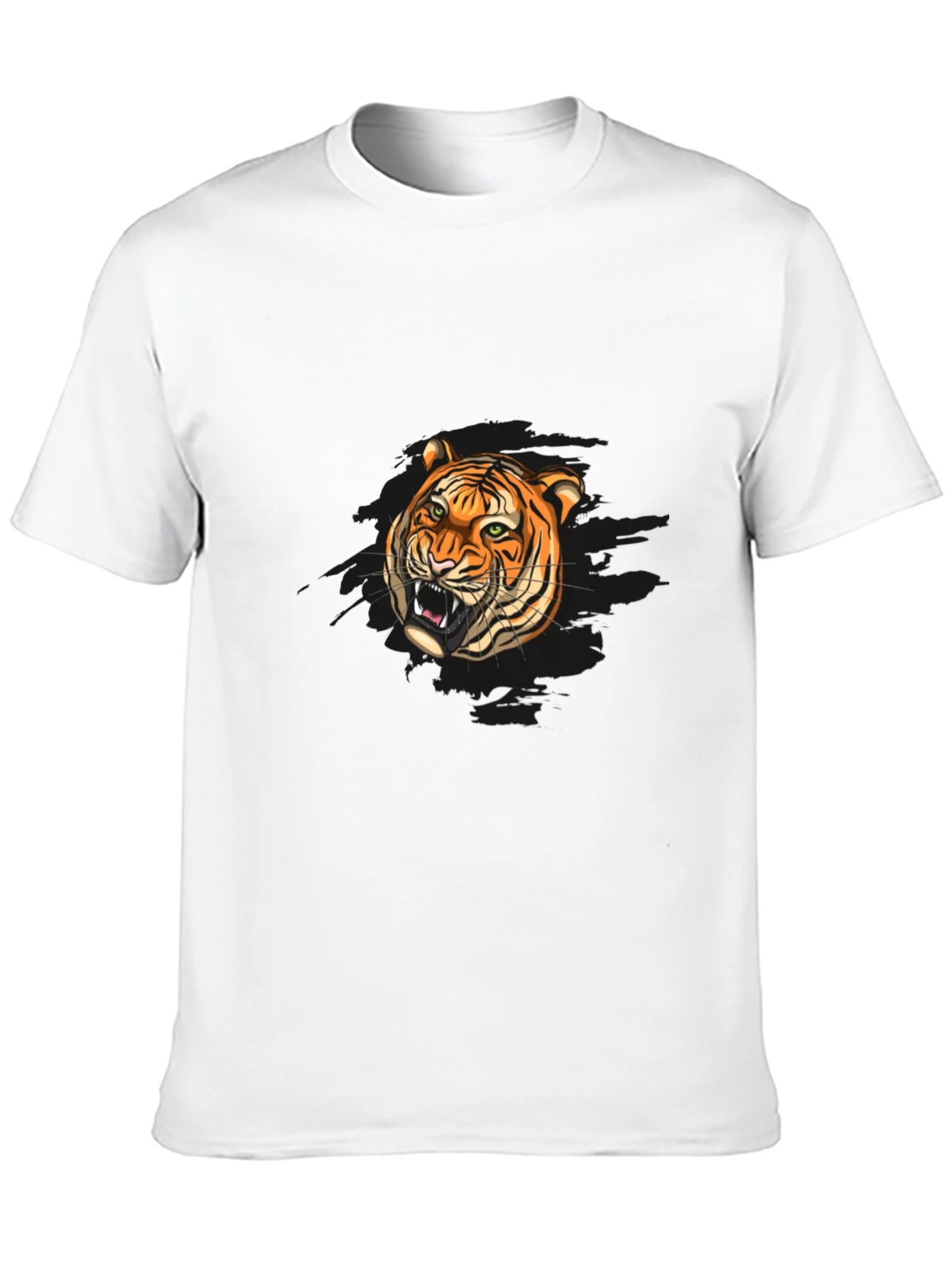 Tiger Graphic Black T-Shirt