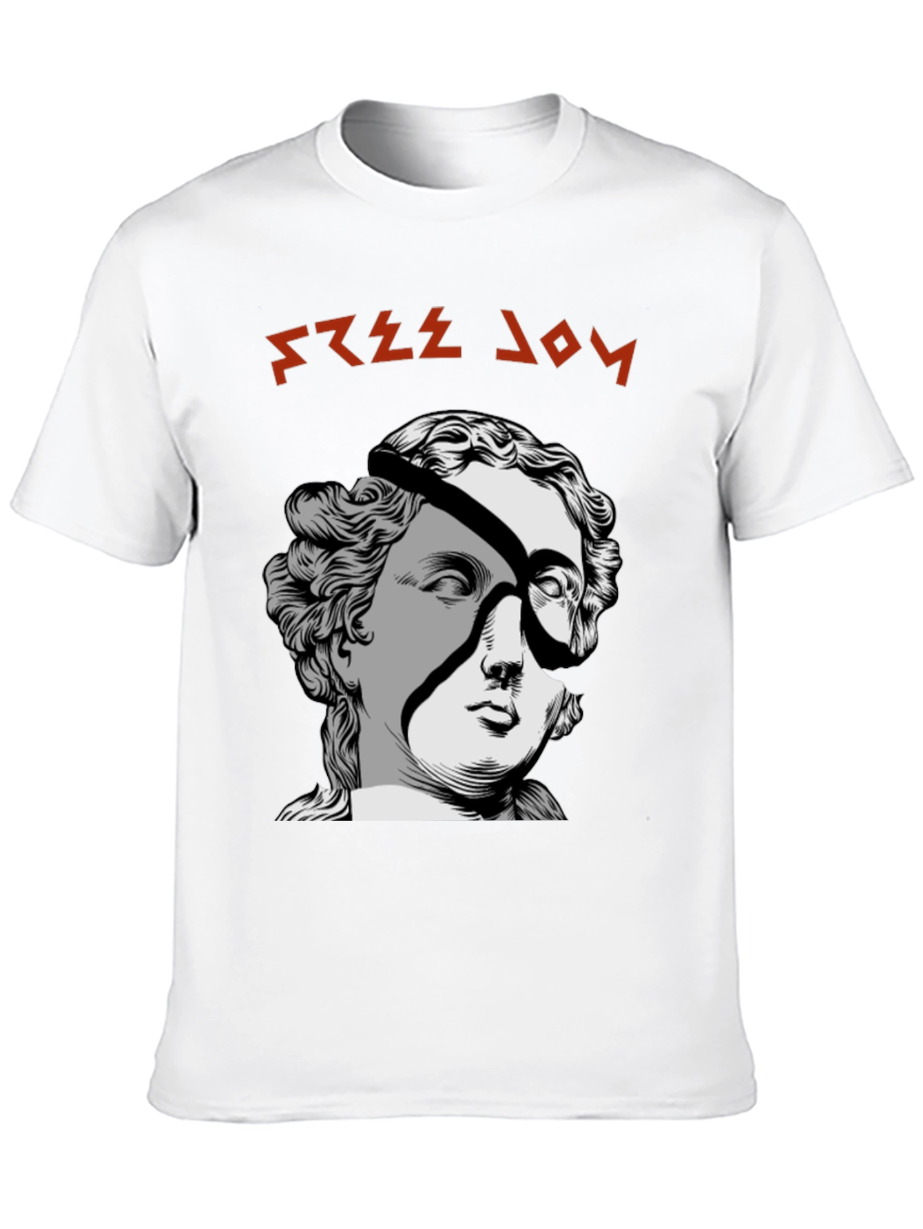 Free Joy Graphic Tee - Unique Design Black T-Shirt