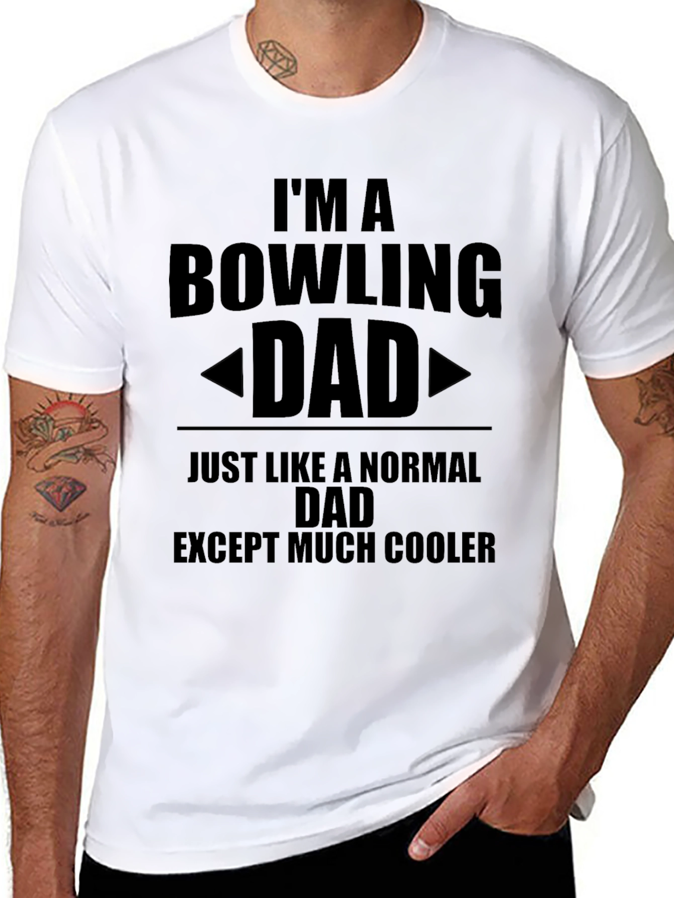 Bowling Dad T-Shirt - Cool Dad Edition!