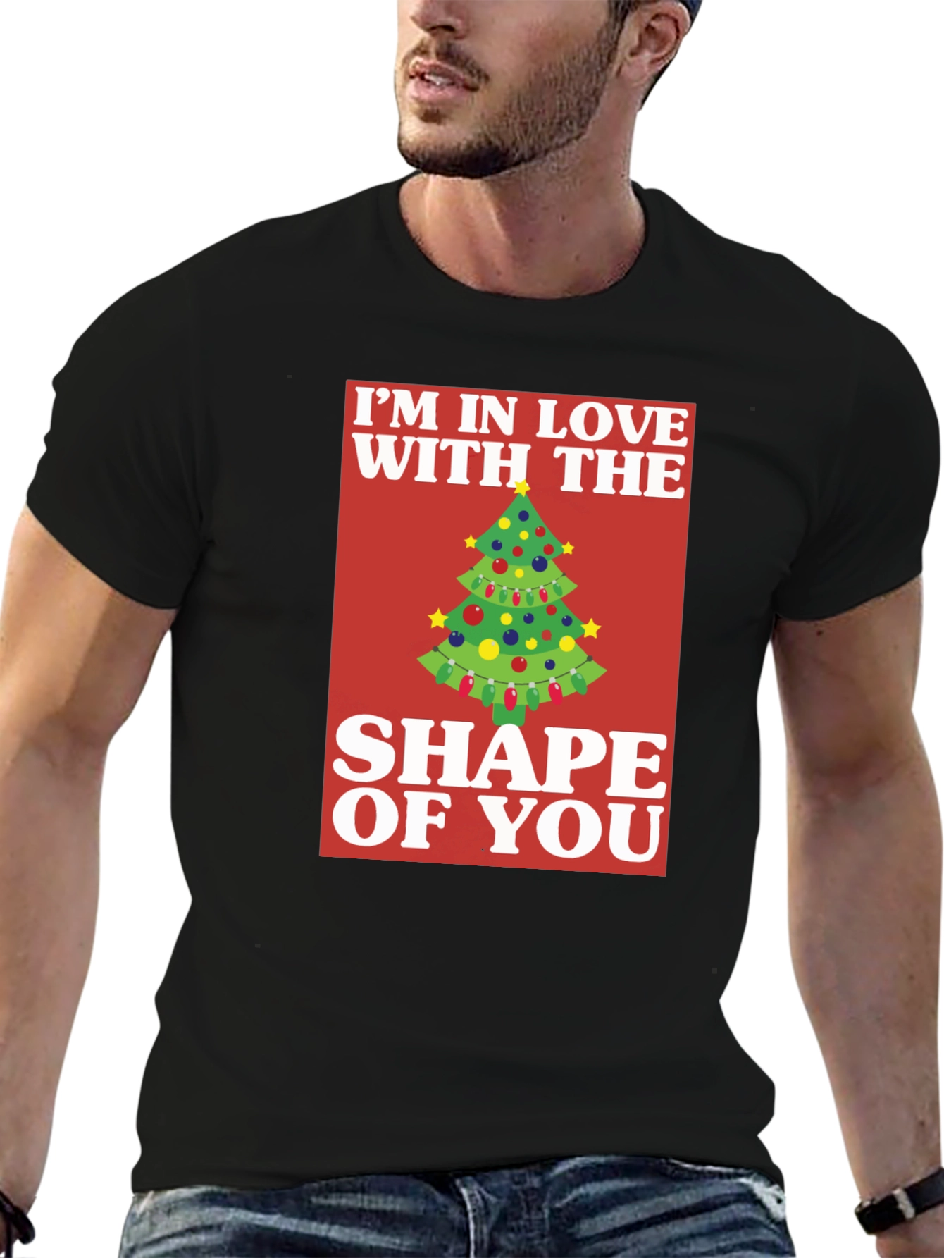 Shape of You Christmas Tree T-Shirt