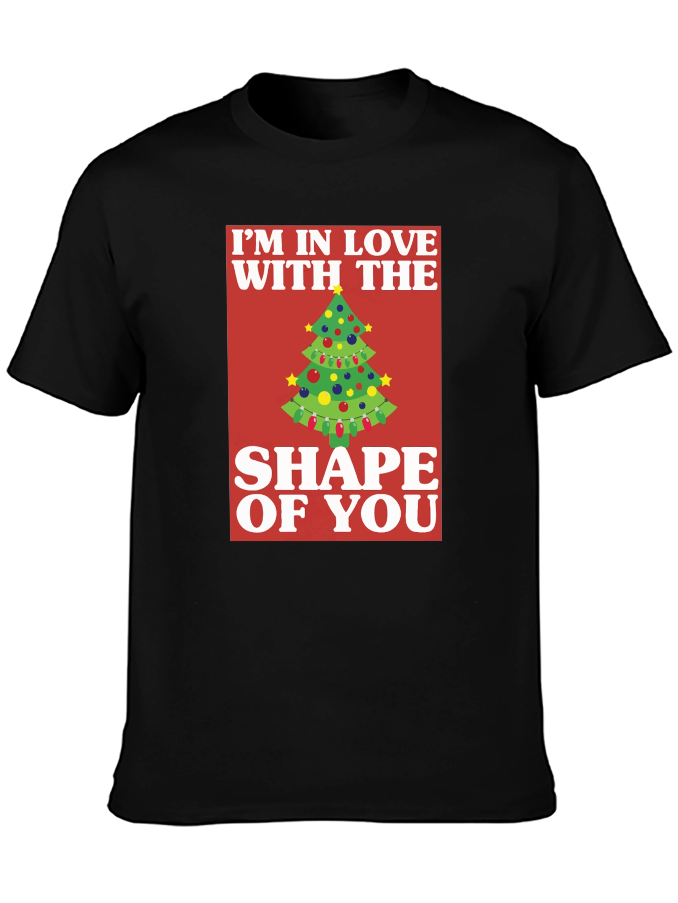 Shape of You Christmas Tree T-Shirt