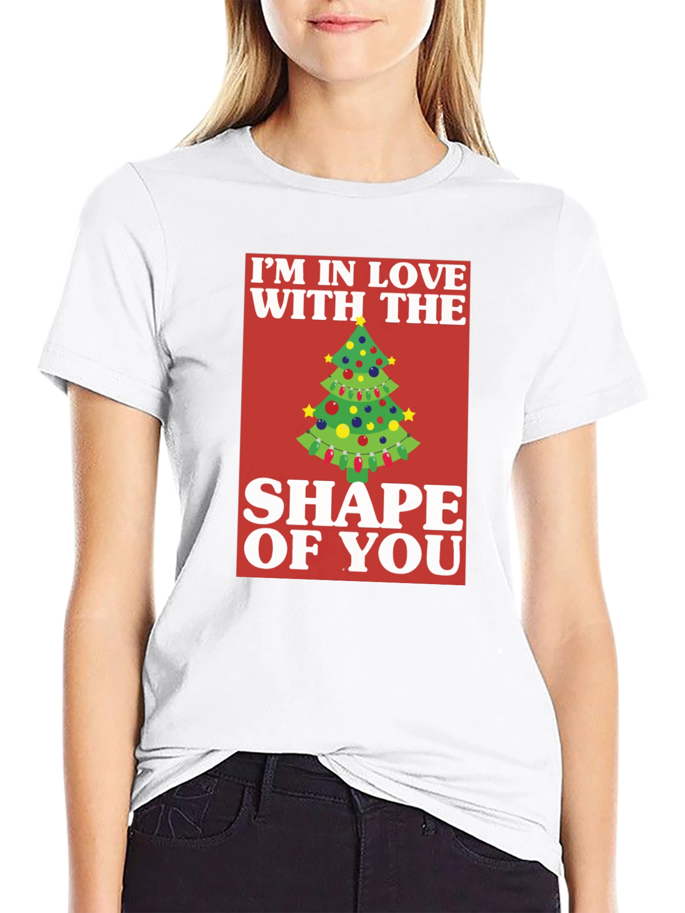 Shape of You Christmas Tree T-Shirt