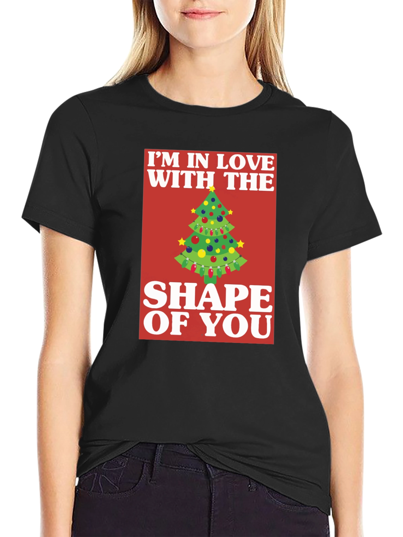 Shape of You Christmas Tree T-Shirt
