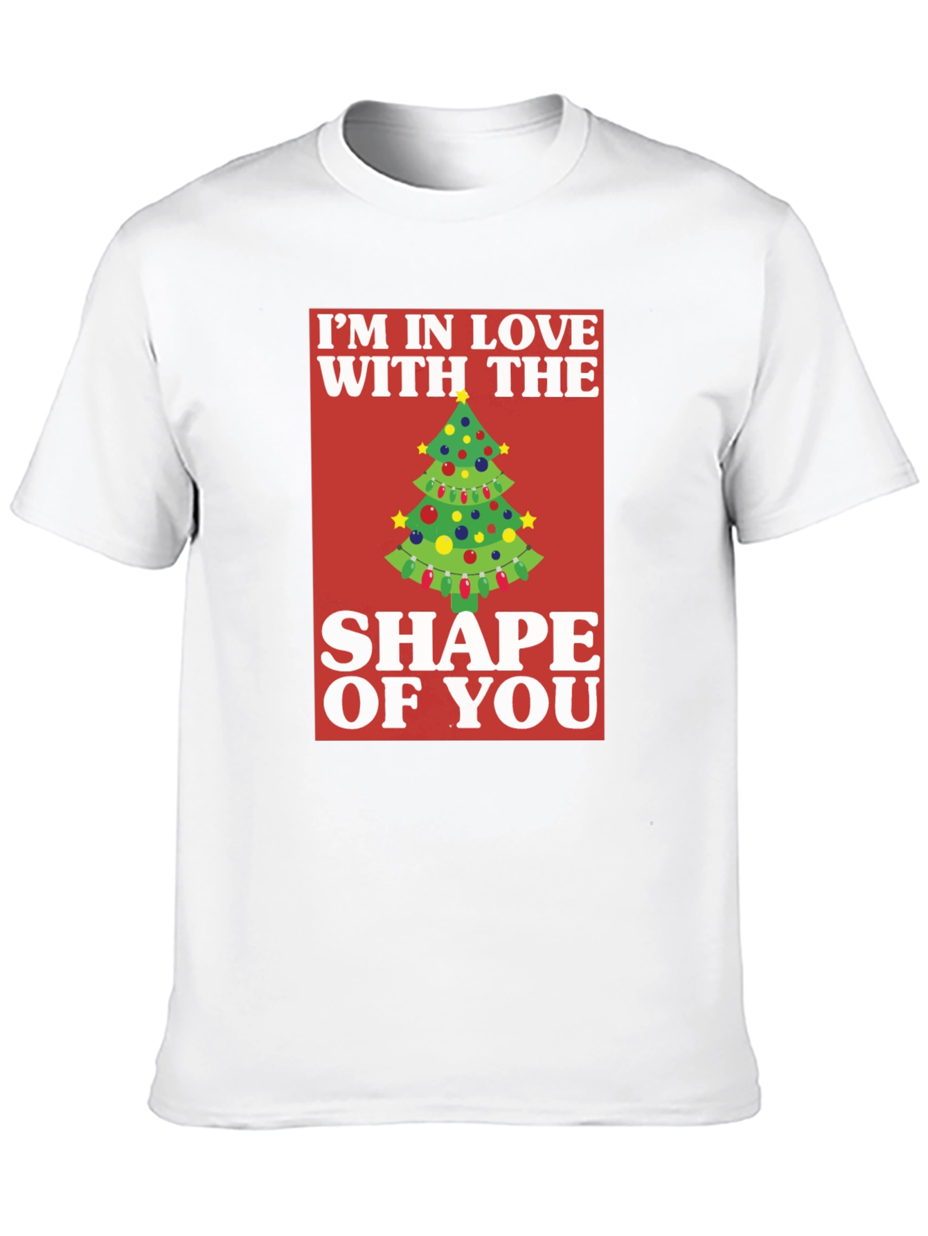 Shape of You Christmas Tree T-Shirt