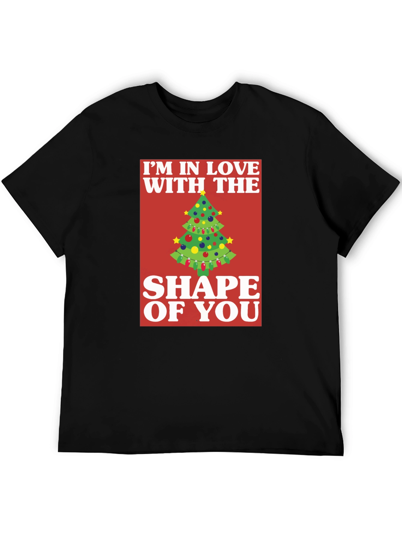 Shape of You Christmas Tree T-Shirt