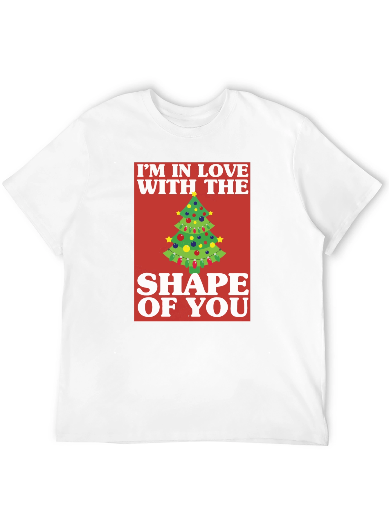 Shape of You Christmas Tree T-Shirt