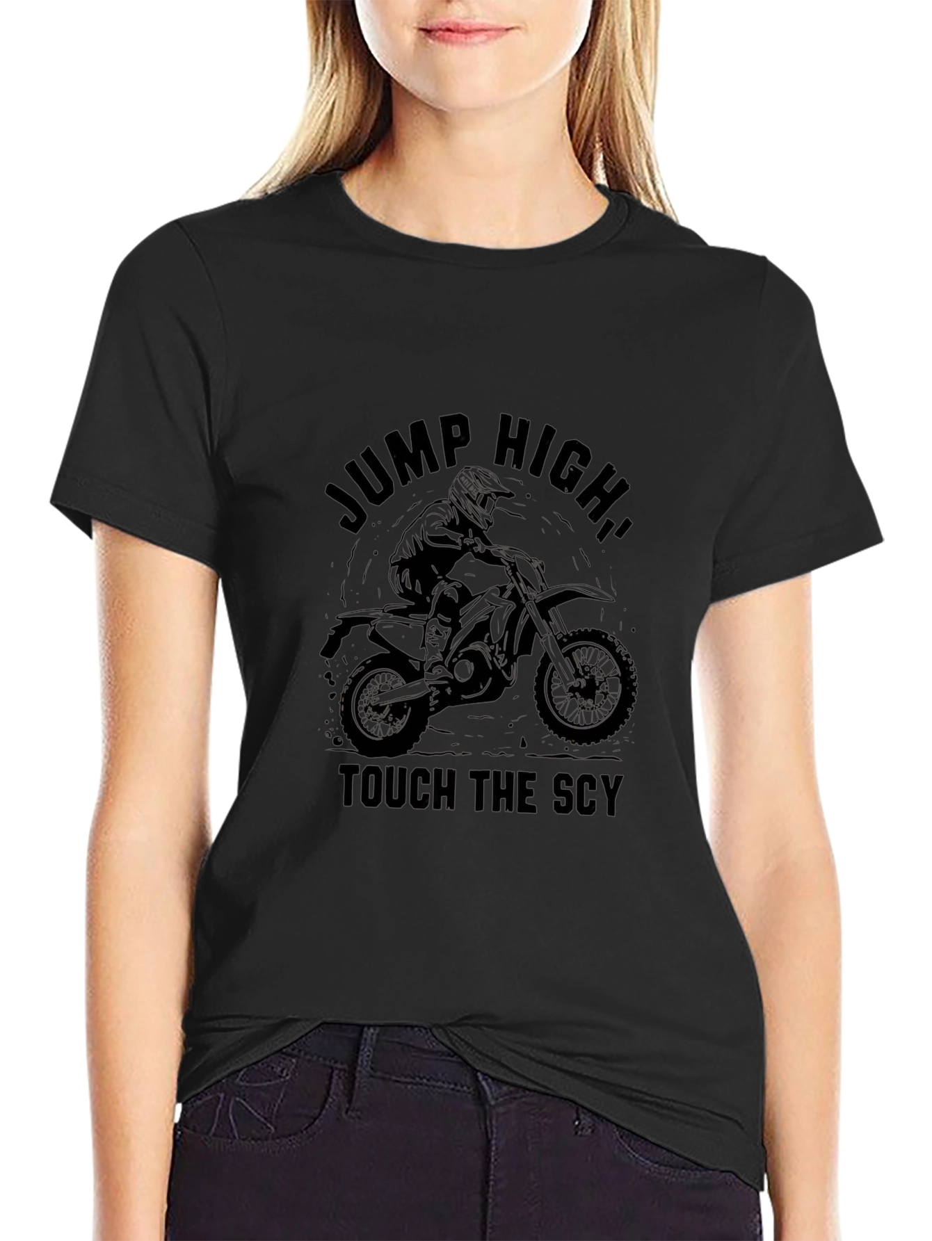 Jump High Motorcross Graphic Tee
