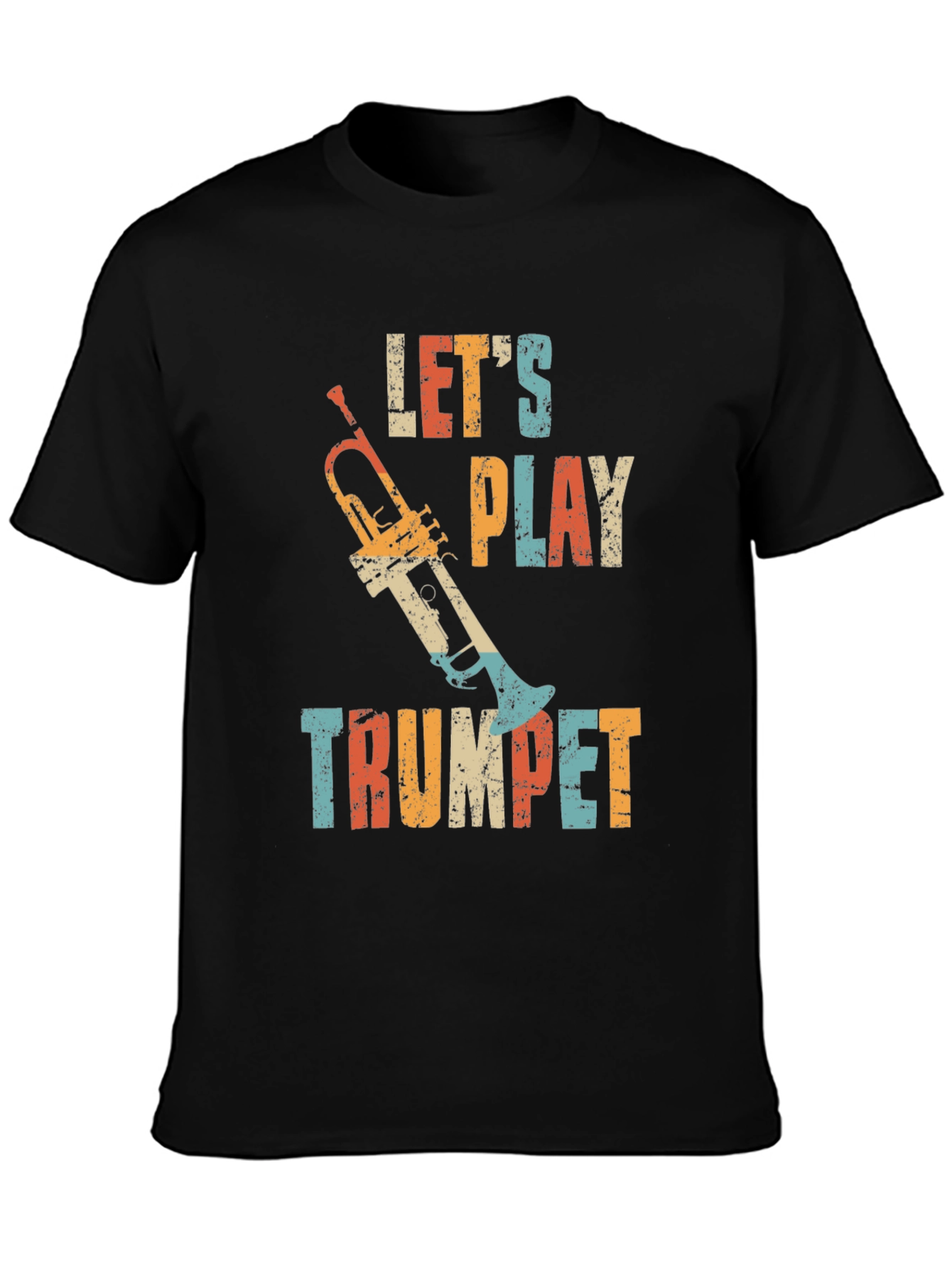 Retro Trumpet T-Shirt - Lets Play Trumpet!