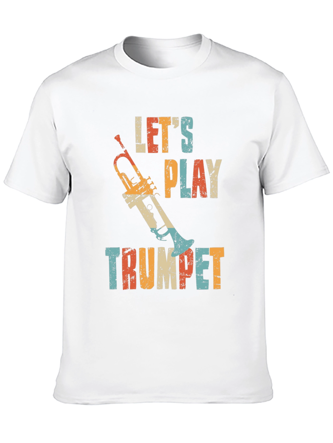 Retro Trumpet T-Shirt - Lets Play Trumpet!