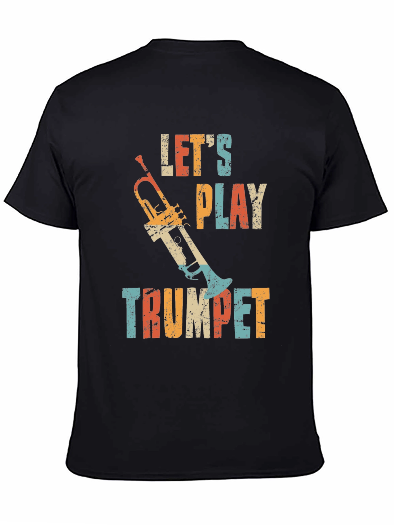 Retro Trumpet T-Shirt - Lets Play Trumpet!