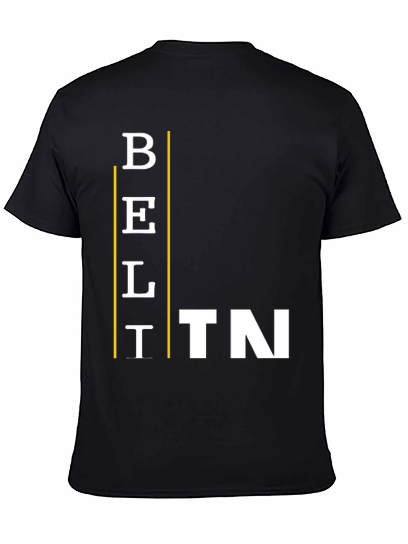 BELITN Graphic Tee - Black Cotton Blend