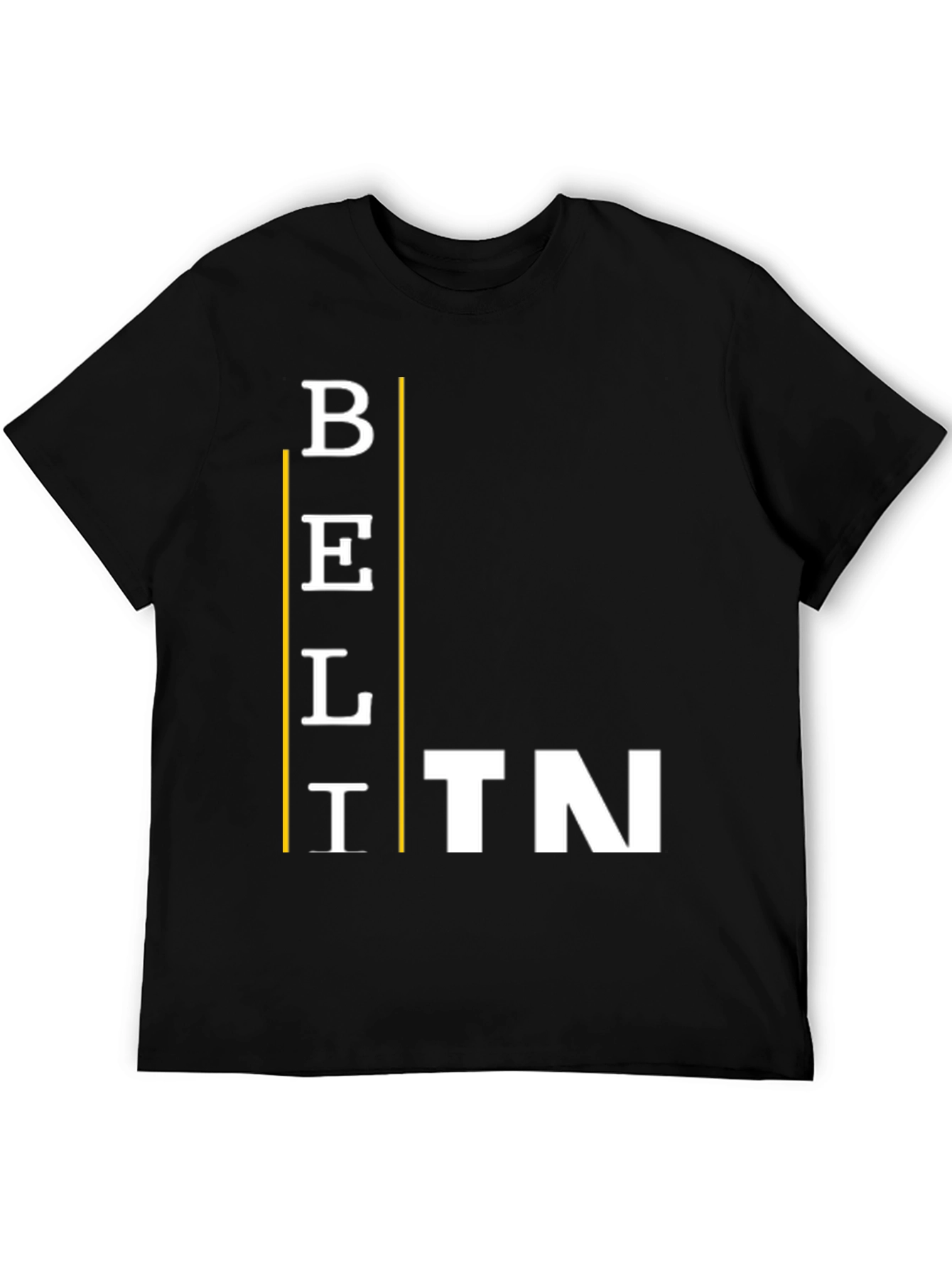 BELITN Graphic Tee - Black Cotton Blend