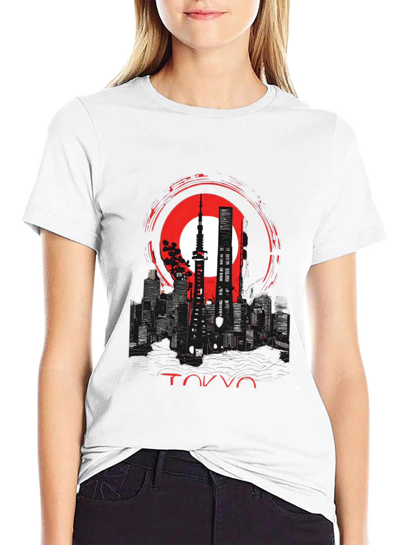 Tokyo Skyline Graphic Tee - Urban Style
