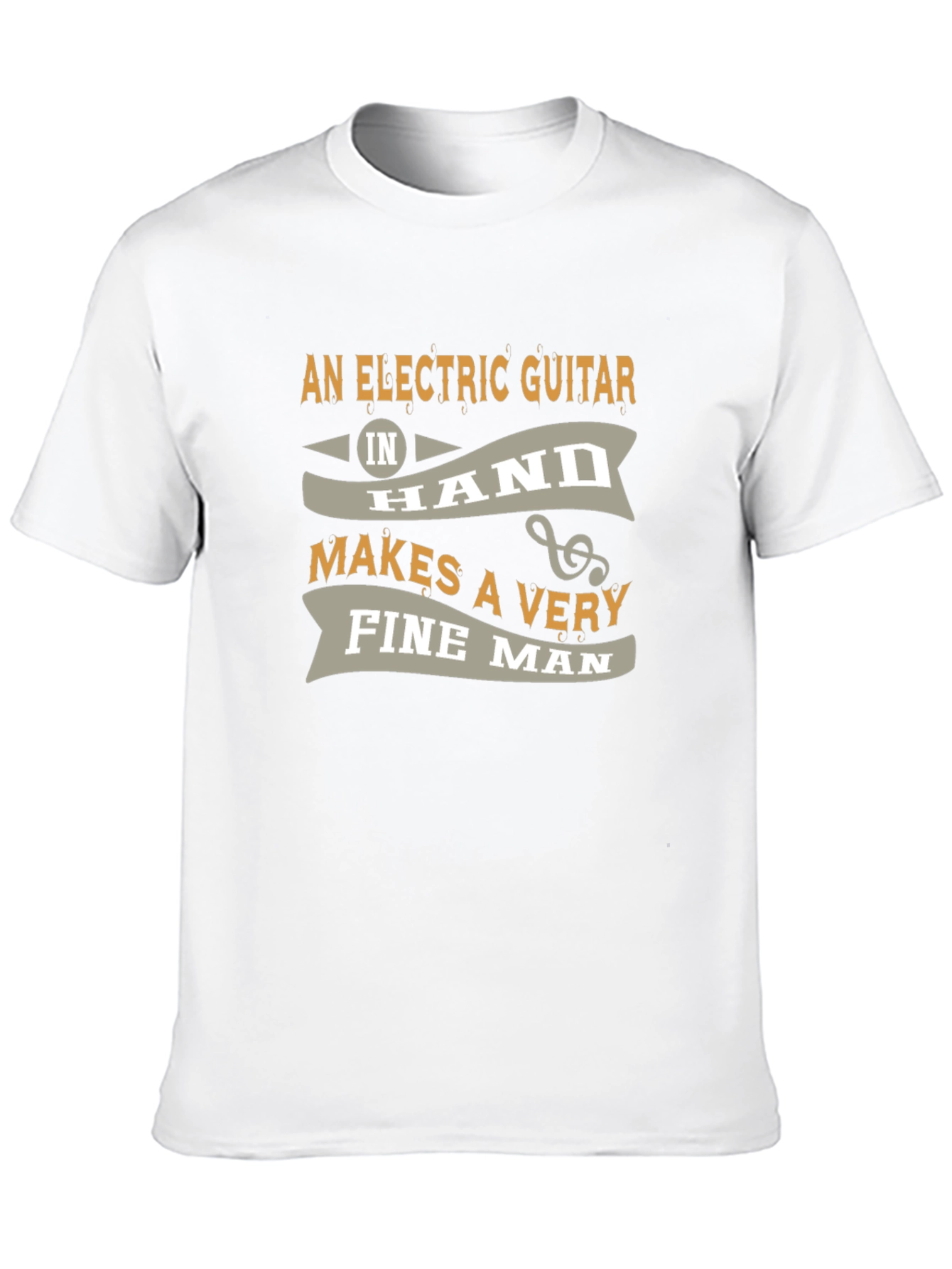 Electric Guitar Fine Man T-Shirt