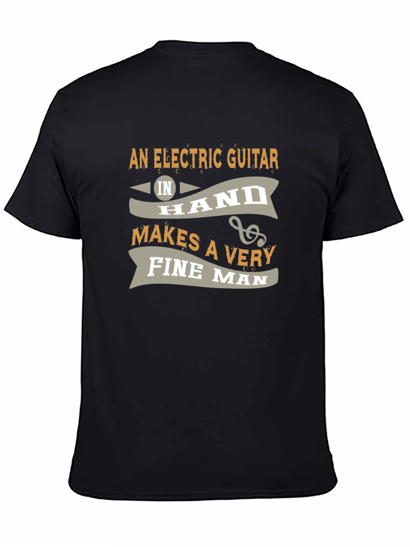 Electric Guitar Fine Man T-Shirt