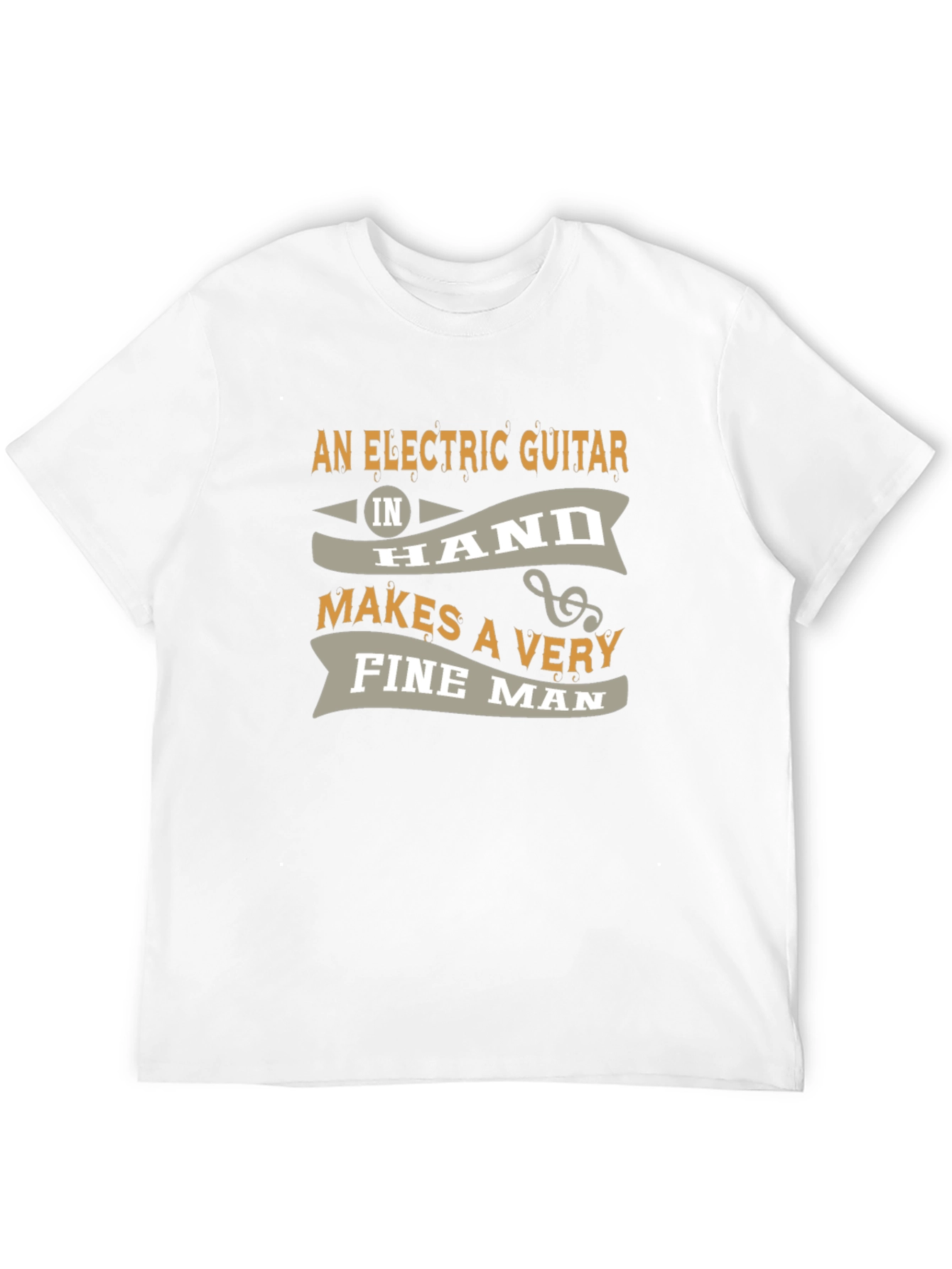 Electric Guitar Fine Man T-Shirt