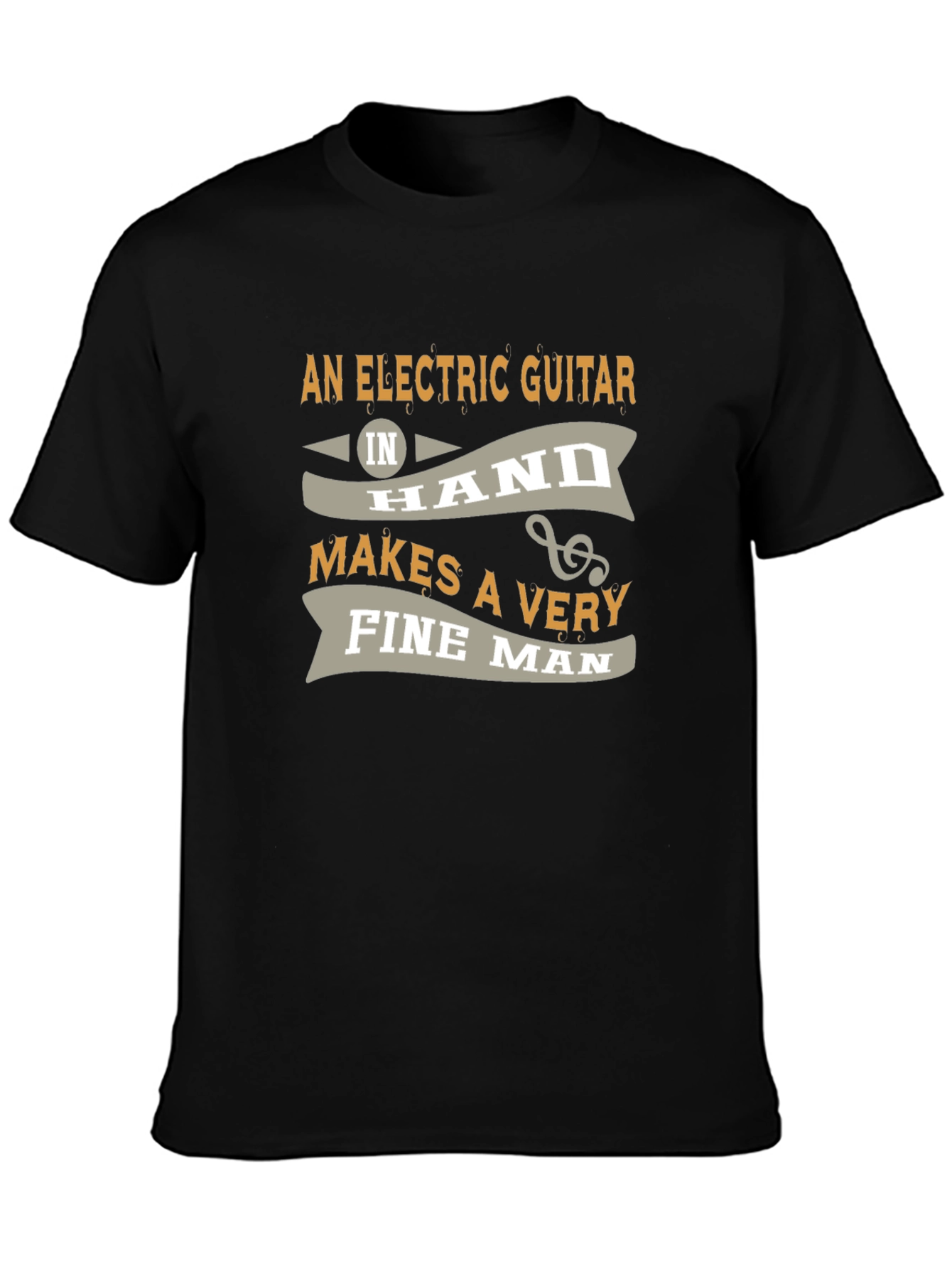 Electric Guitar Fine Man T-Shirt