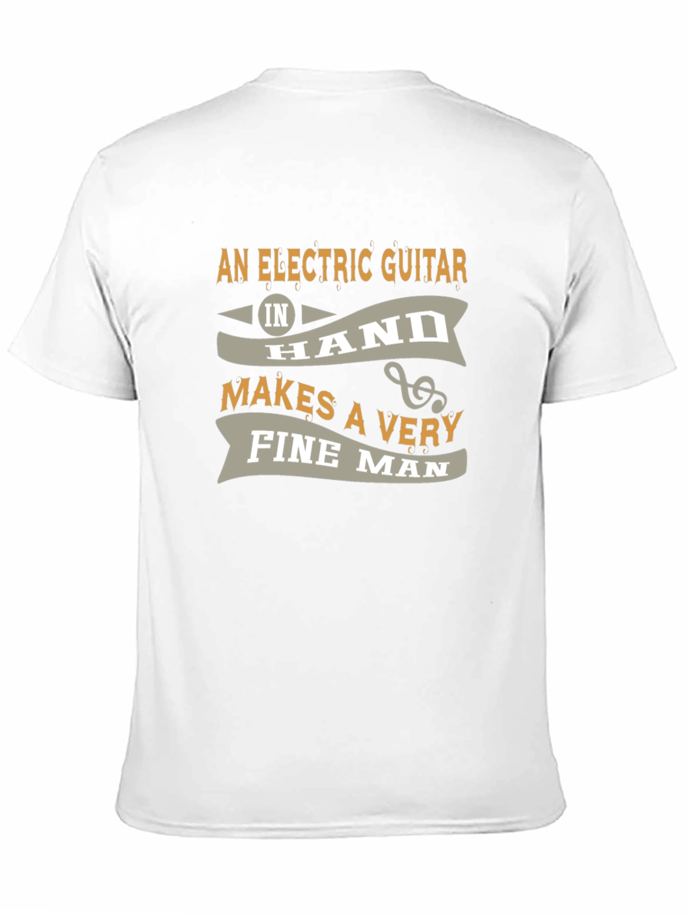 Electric Guitar Fine Man T-Shirt