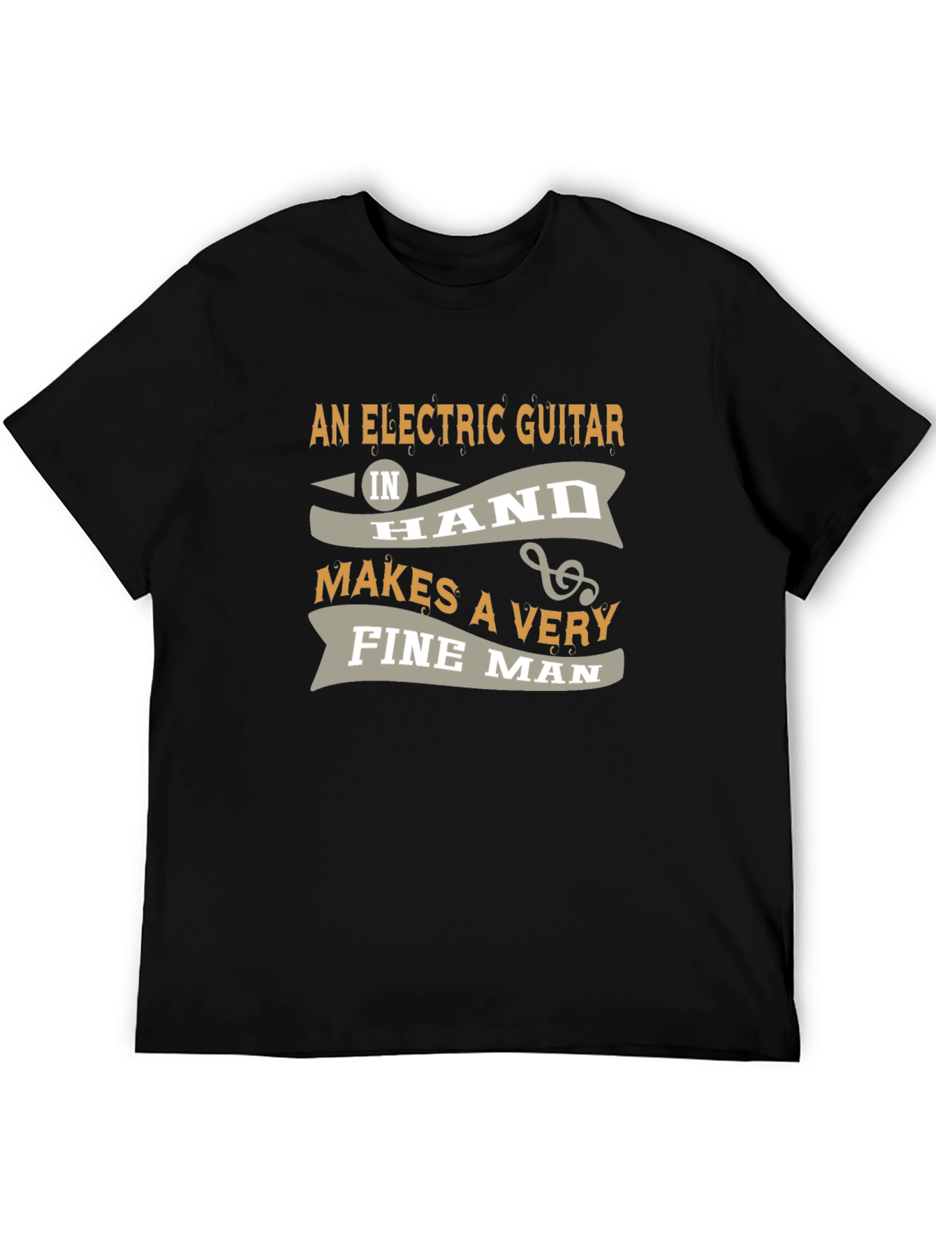 Electric Guitar Fine Man T-Shirt