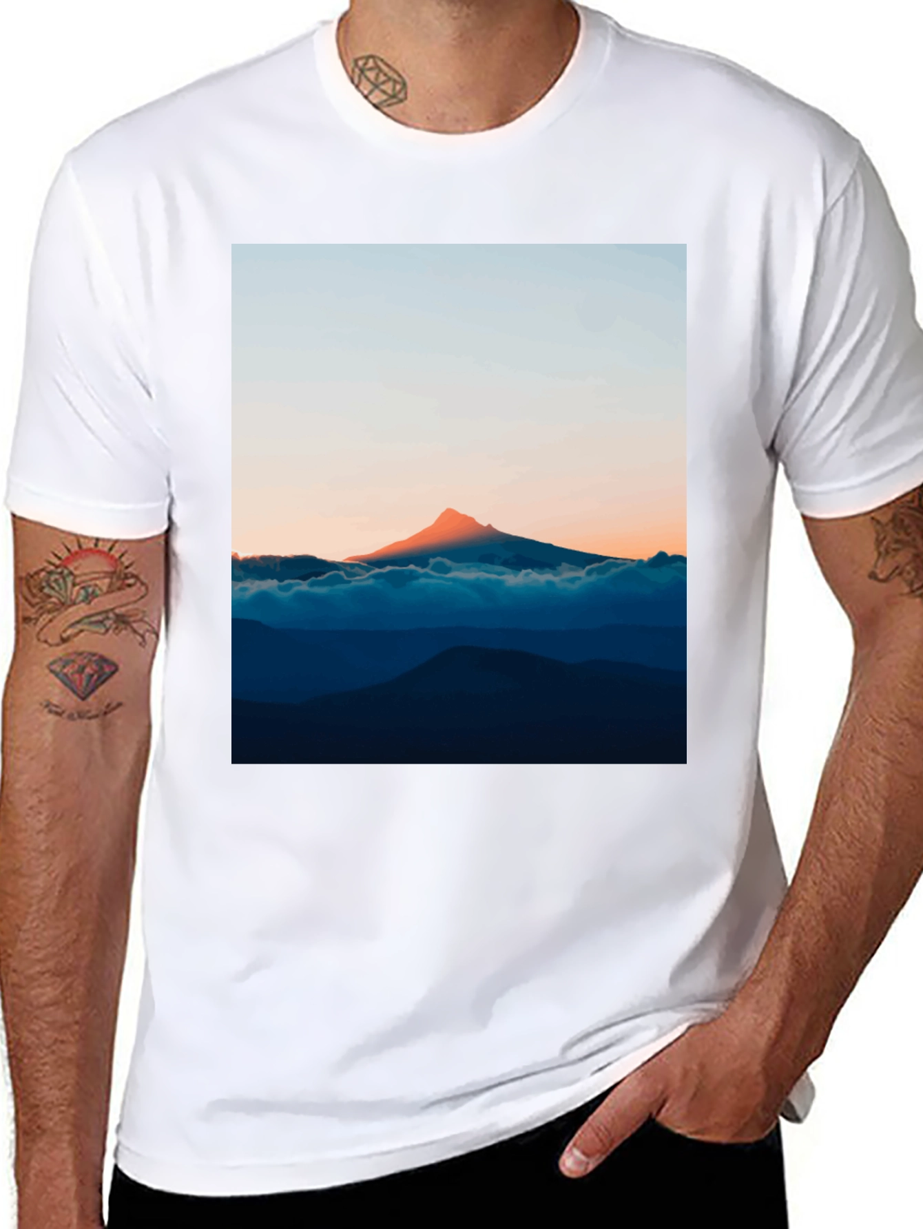 Mountain Peak Graphic T-Shirt