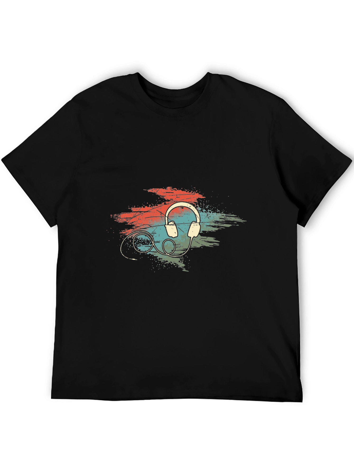 Retro Headphones Graphic T-Shirt