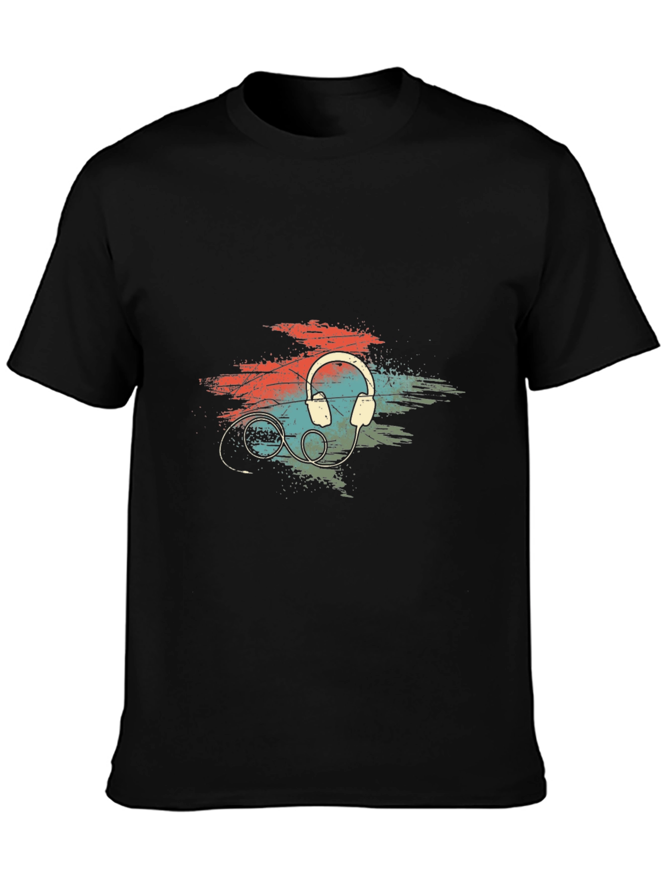 Retro Headphones Graphic T-Shirt