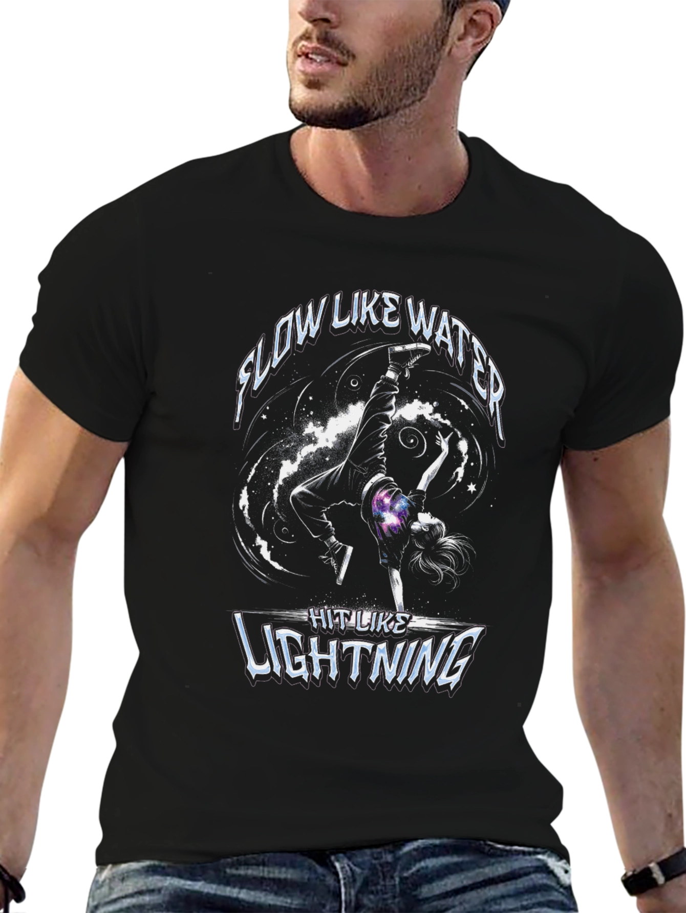 Flow Like Water Lightning Tee