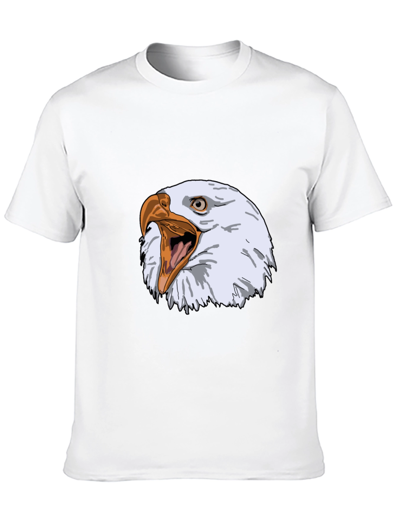 Black Eagle Graphic Tee - Fierce Bird Design
